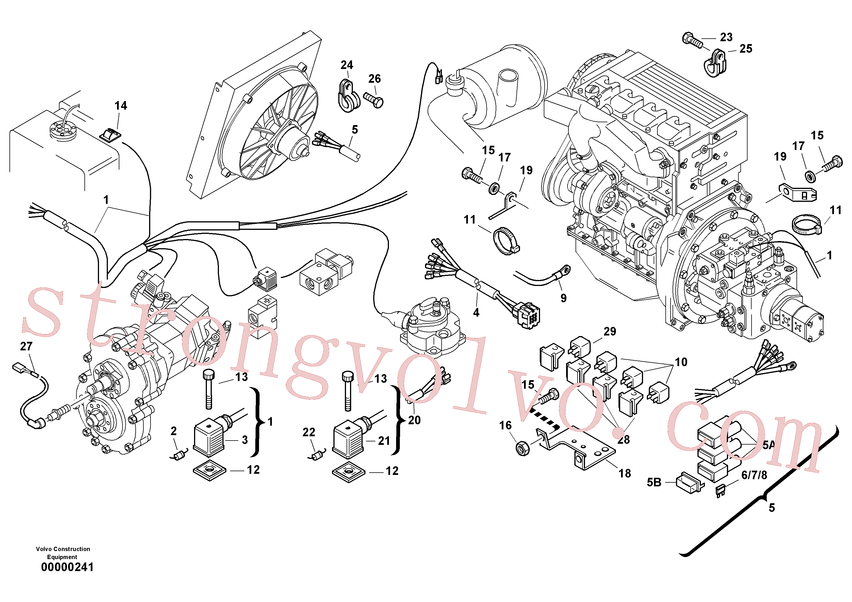 Volvo Montagem ZM4383294 Clip Acessórios