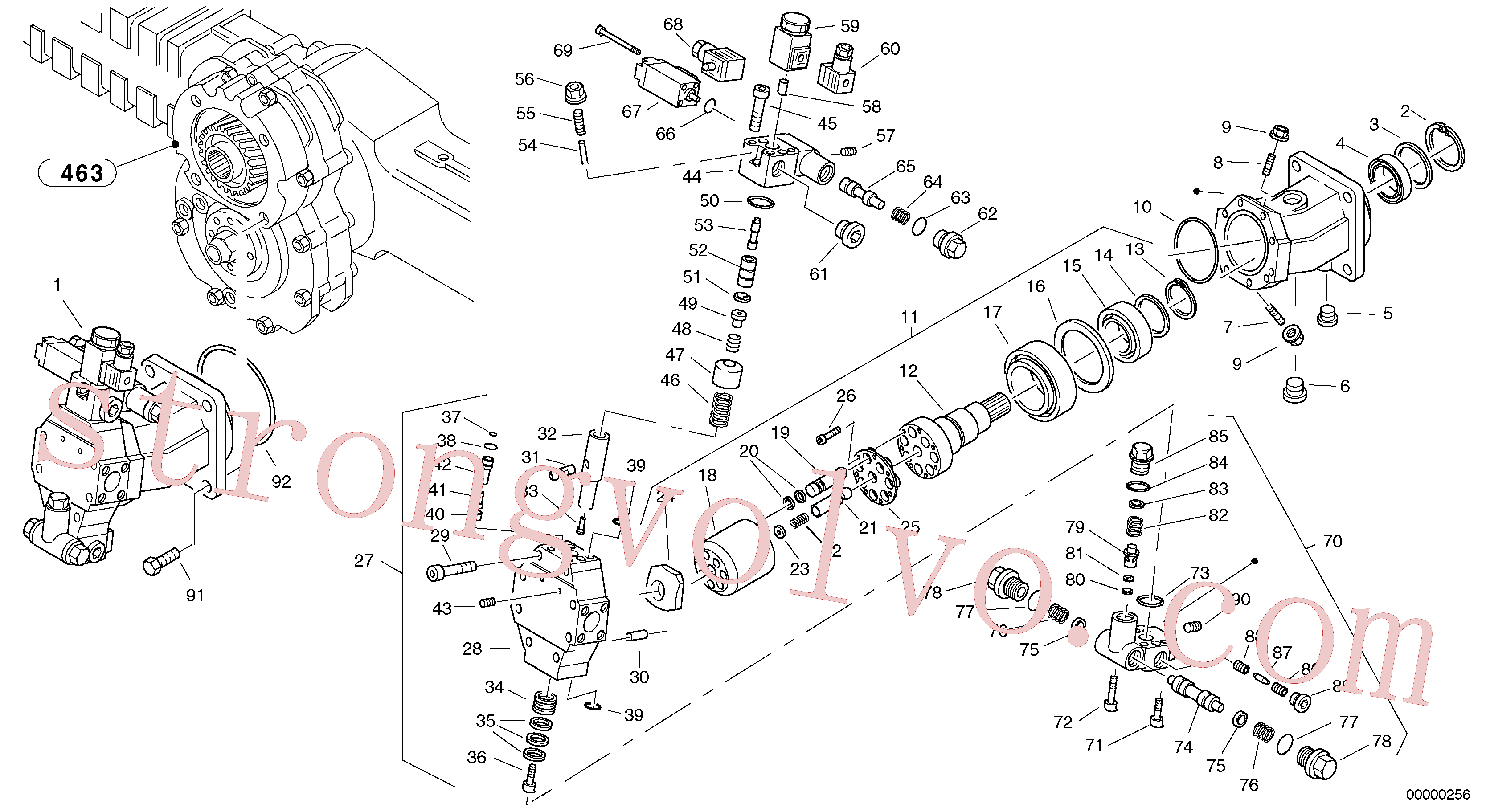 China Made SA8230-34580 Anel-o Volvo Acessórios para escavadeira