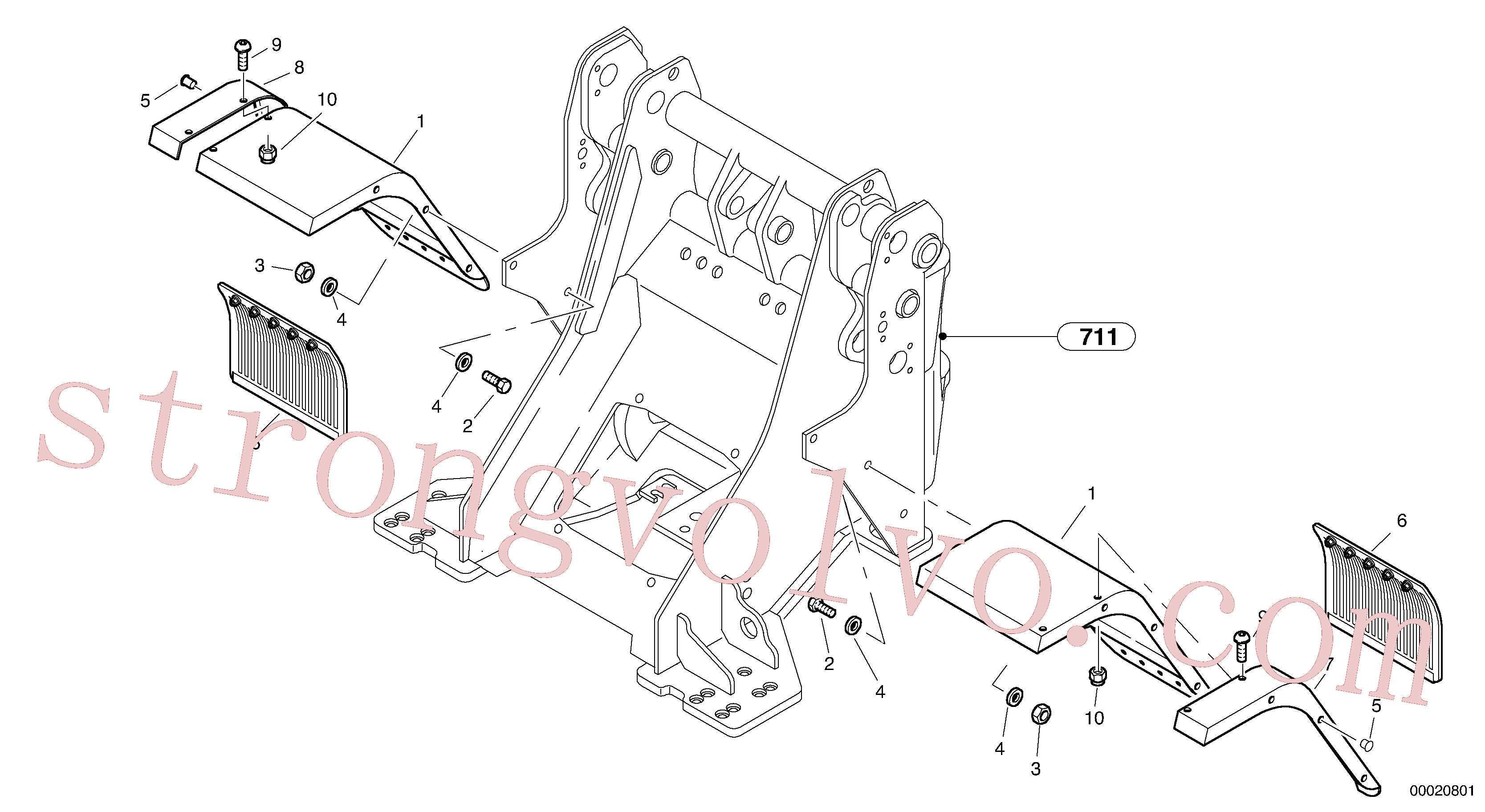 Volvo VOE11306518 Bujão Volvo Acessórios para escavadeira