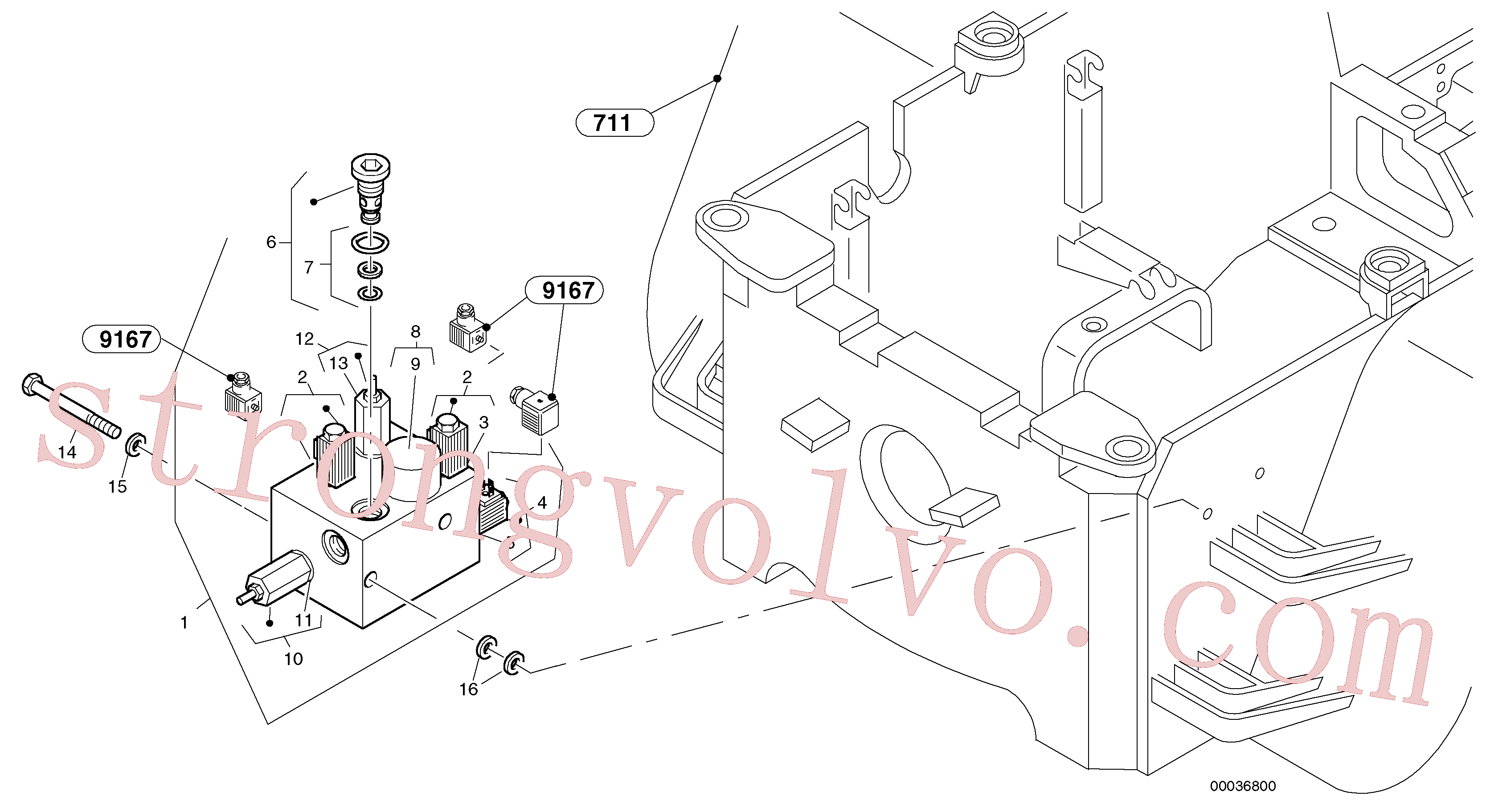Volvo ZM2288024 Gasket set Volvo Acessórios para escavadeira