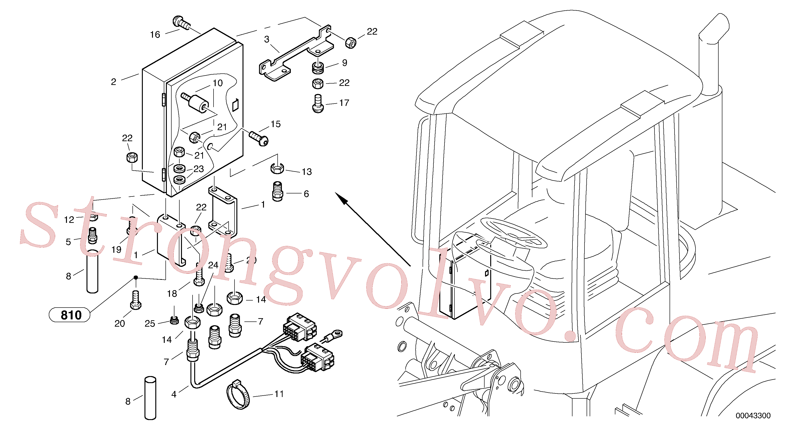 ZM7095370 Screw Inscreva-se para Volvo Acessórios para escavadeira