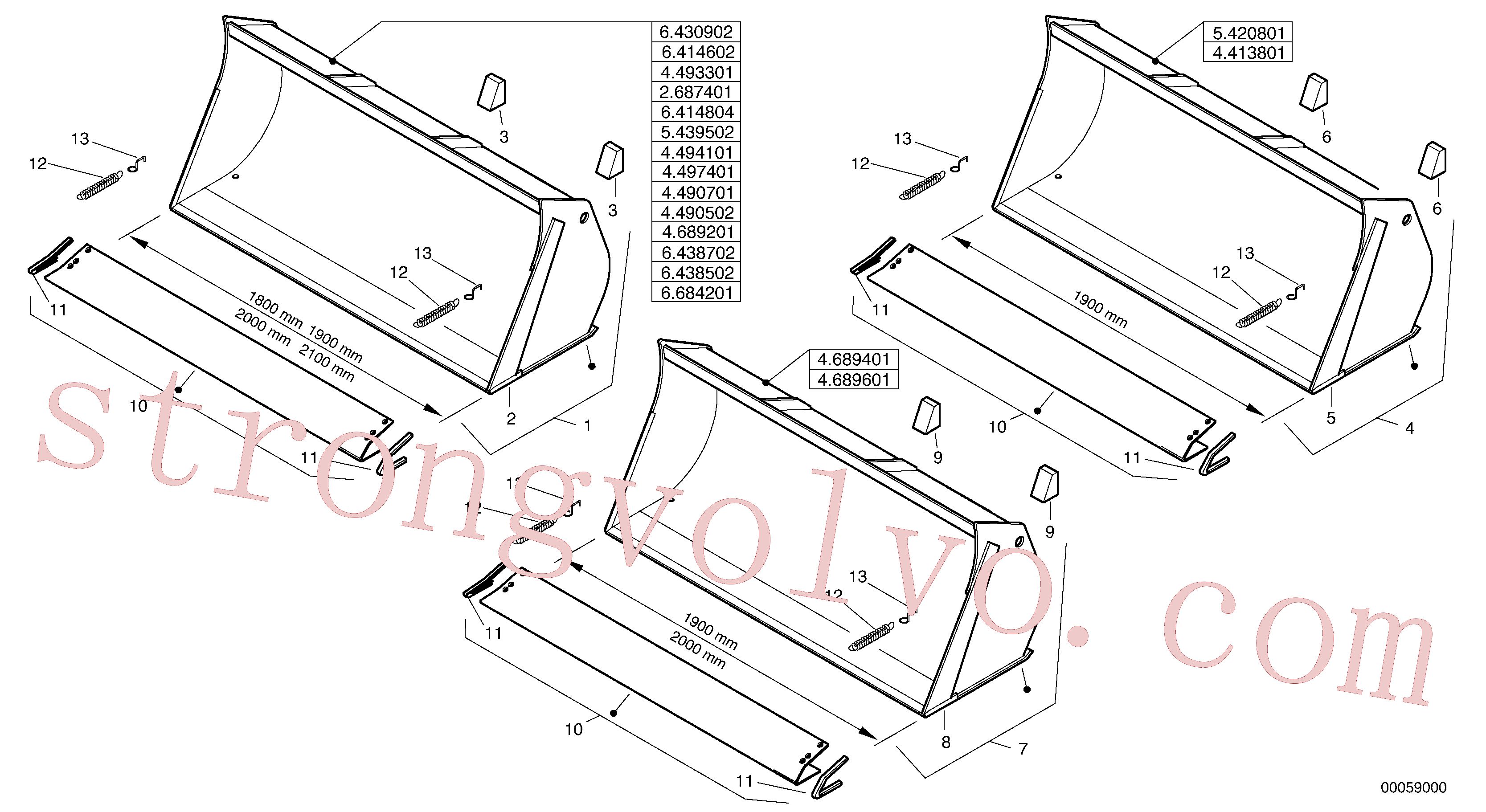 ZM2801364 Volvo Balde sem dentes - Z-Cinematic(00059000 Montagem)