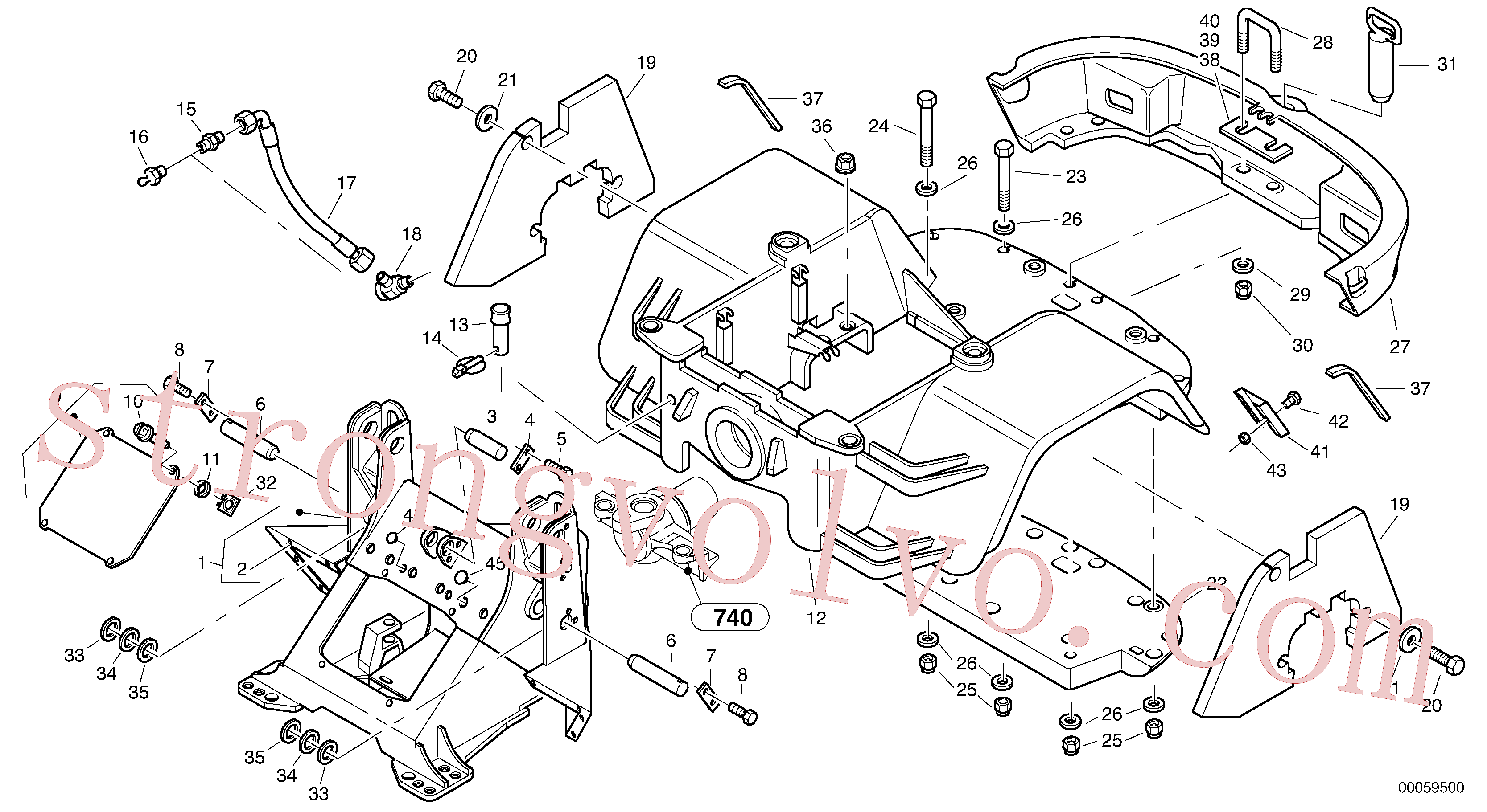 ZM2809646 Volvo Quadro(00059500 Montagem)