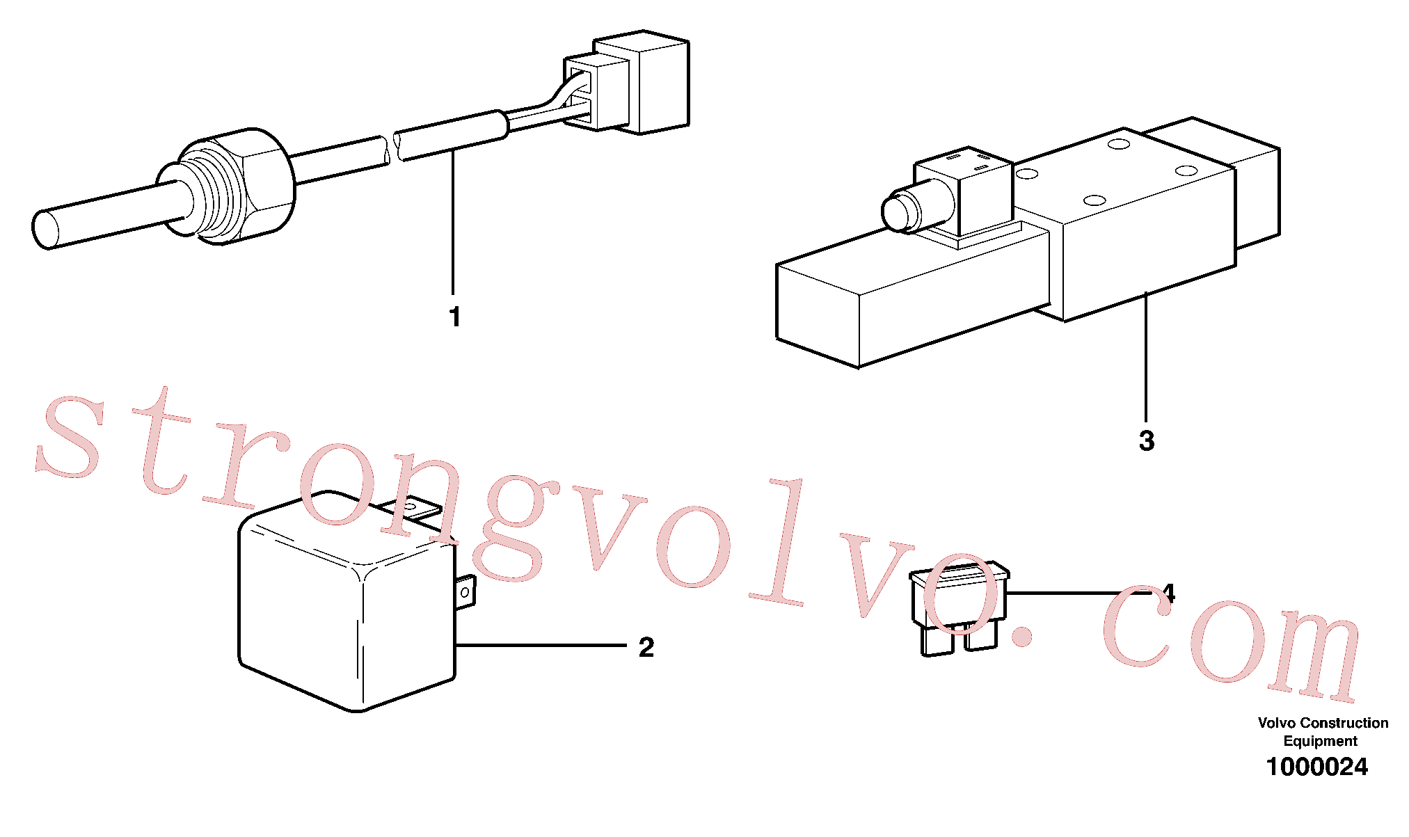 Atacado VOE14266424 Sensor do tacômetro, Sensor de indução Volvo escavadeira