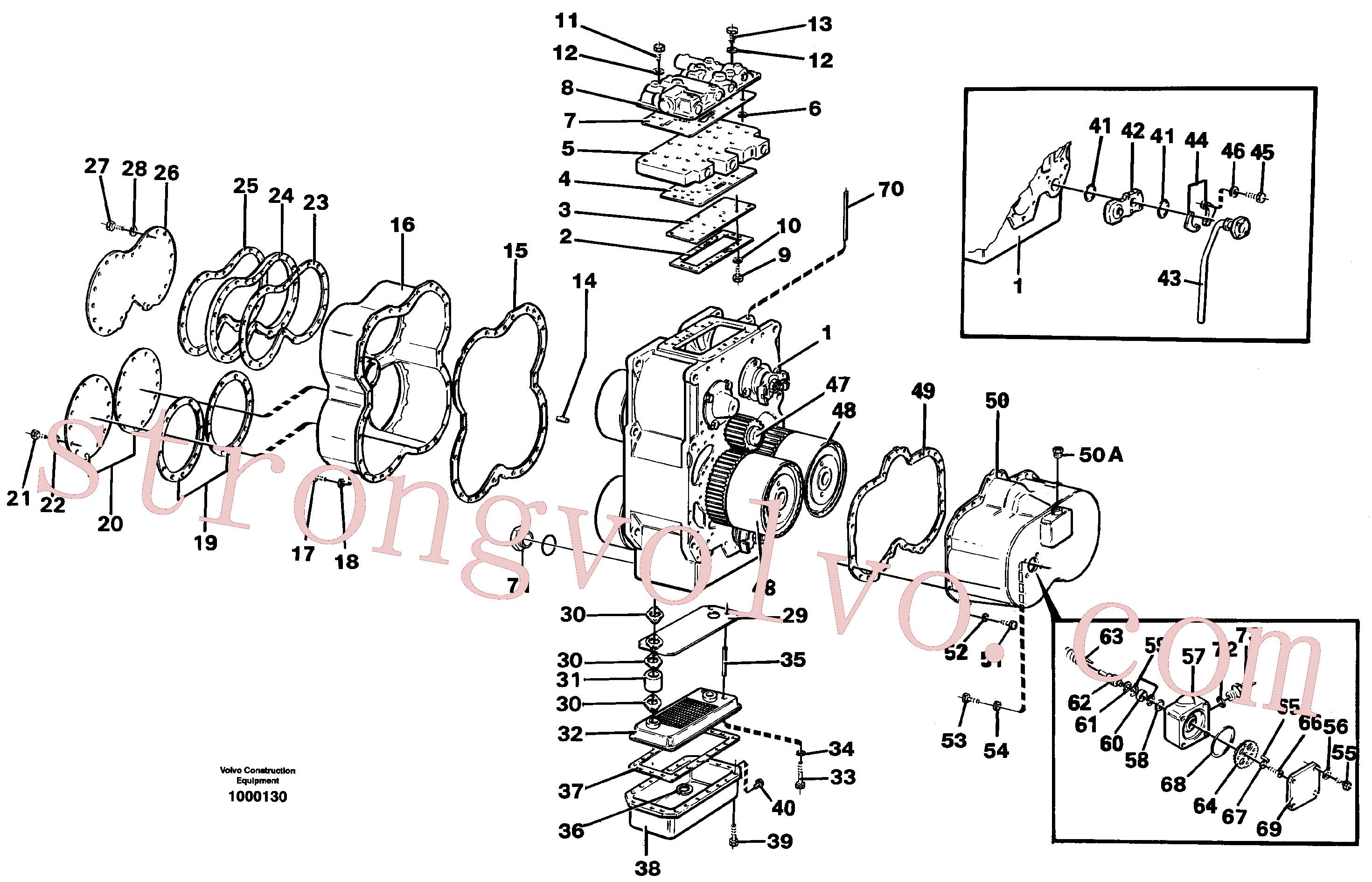 VOE952078 Volvo Transmissão de potência(1000130 Montagem)