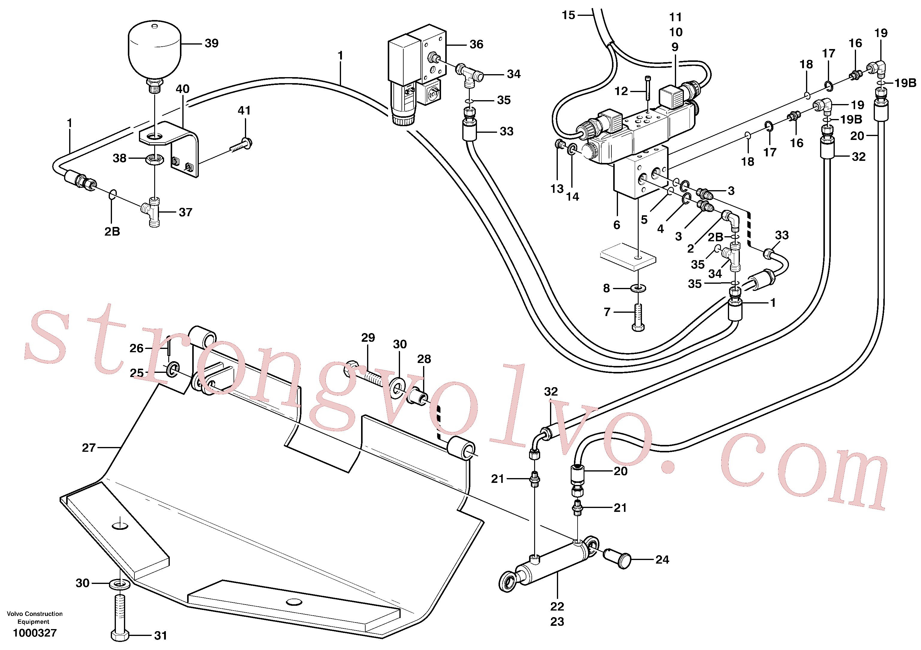 VOE13933897 Volvo Resguardo inferior, traseira..(1000327 Montagem)