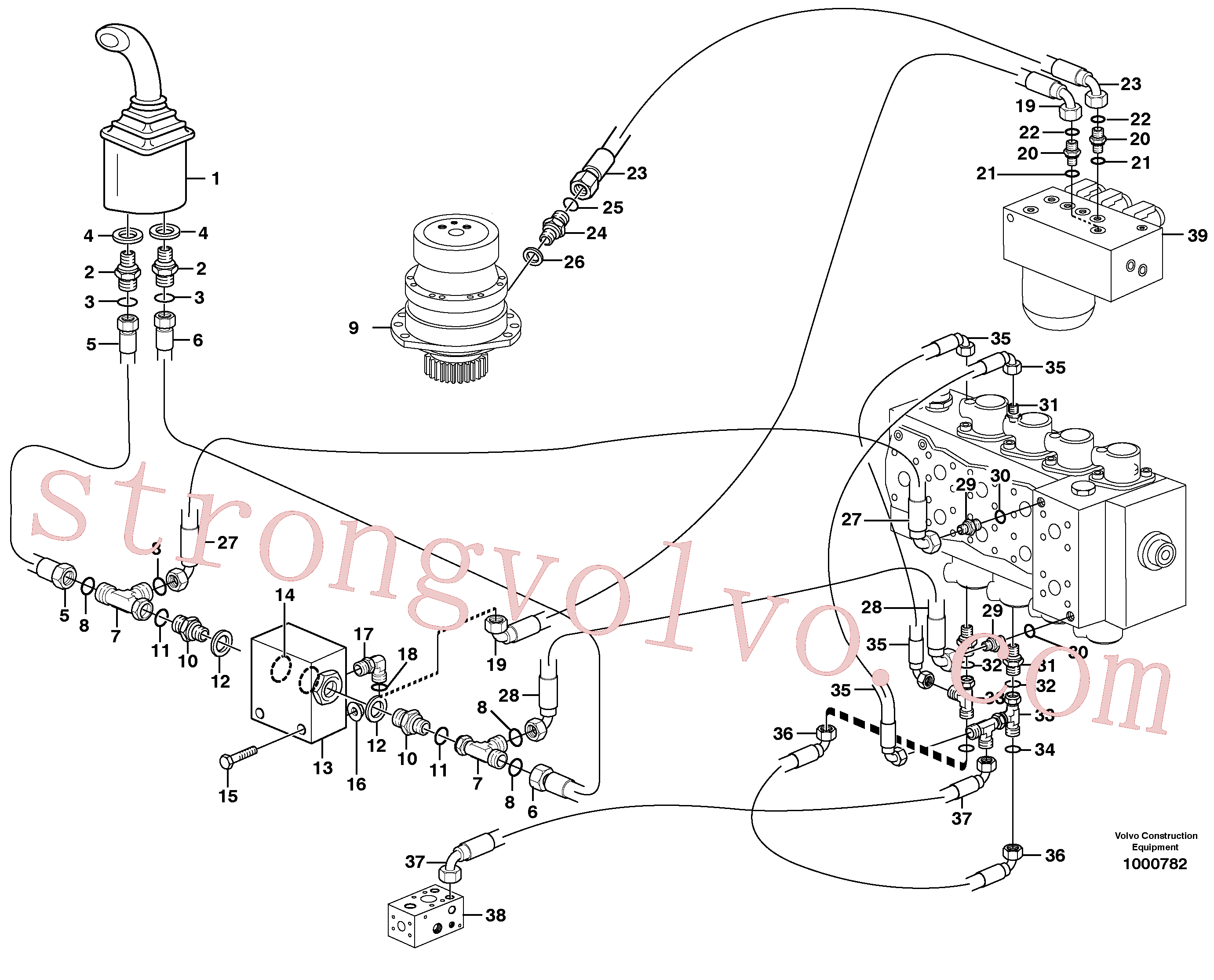 Atacado VOE14378846 Mangueira Volvo escavadeira