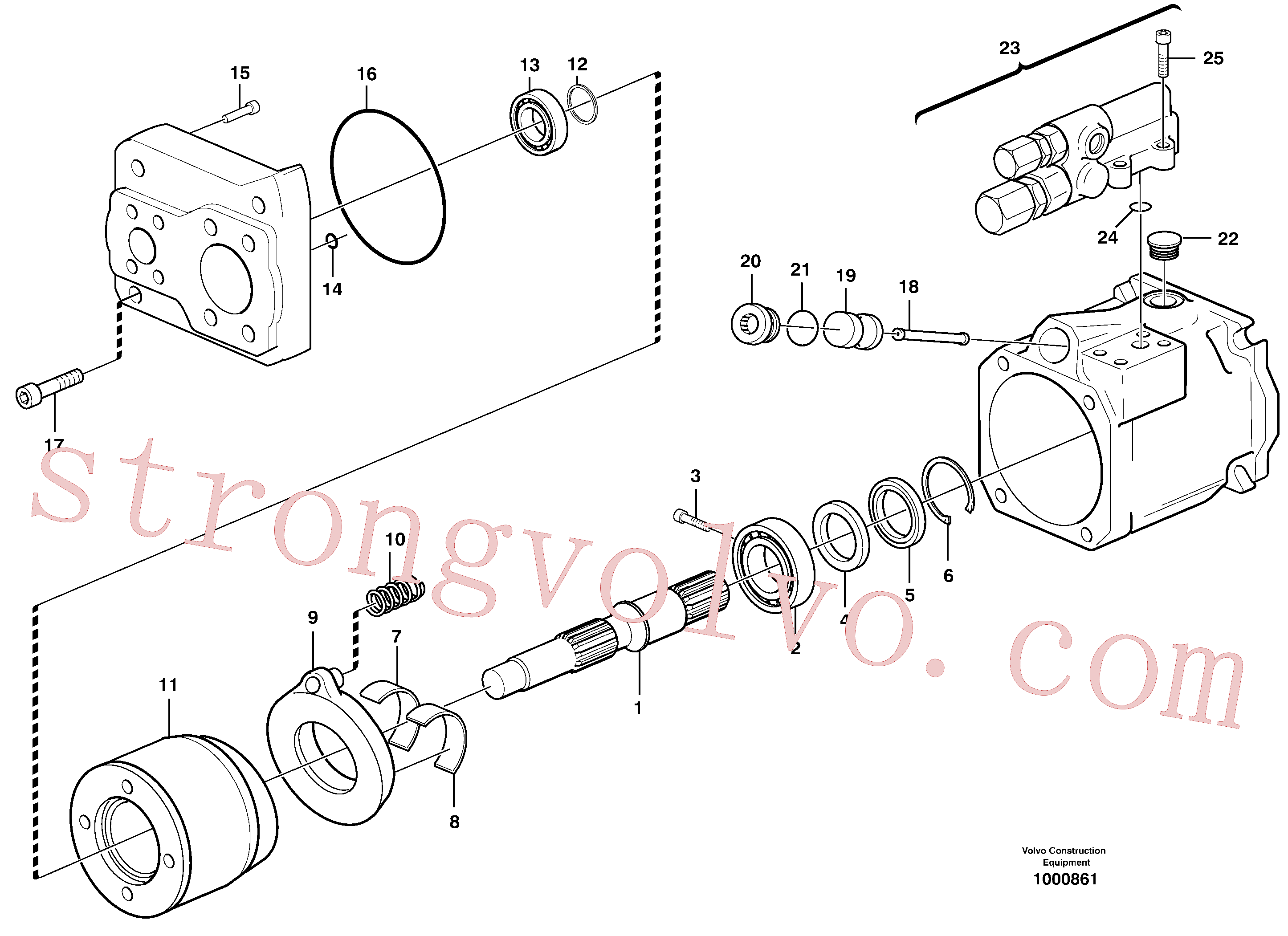 Volvo VOE11708233 Bujão Volvo Acessórios para escavadeira