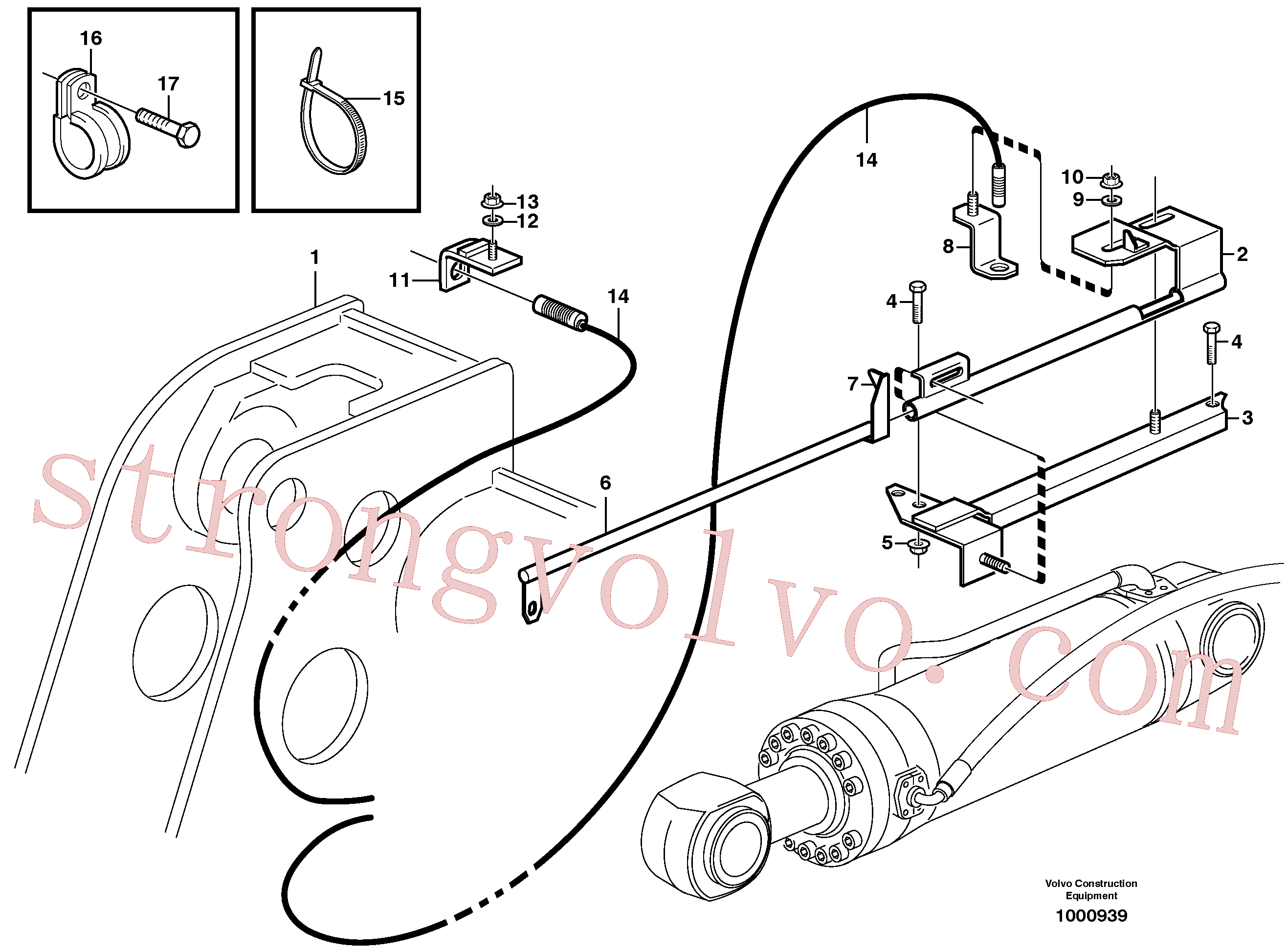 Atacado VOE11024585 Retentor Volvo escavadeira