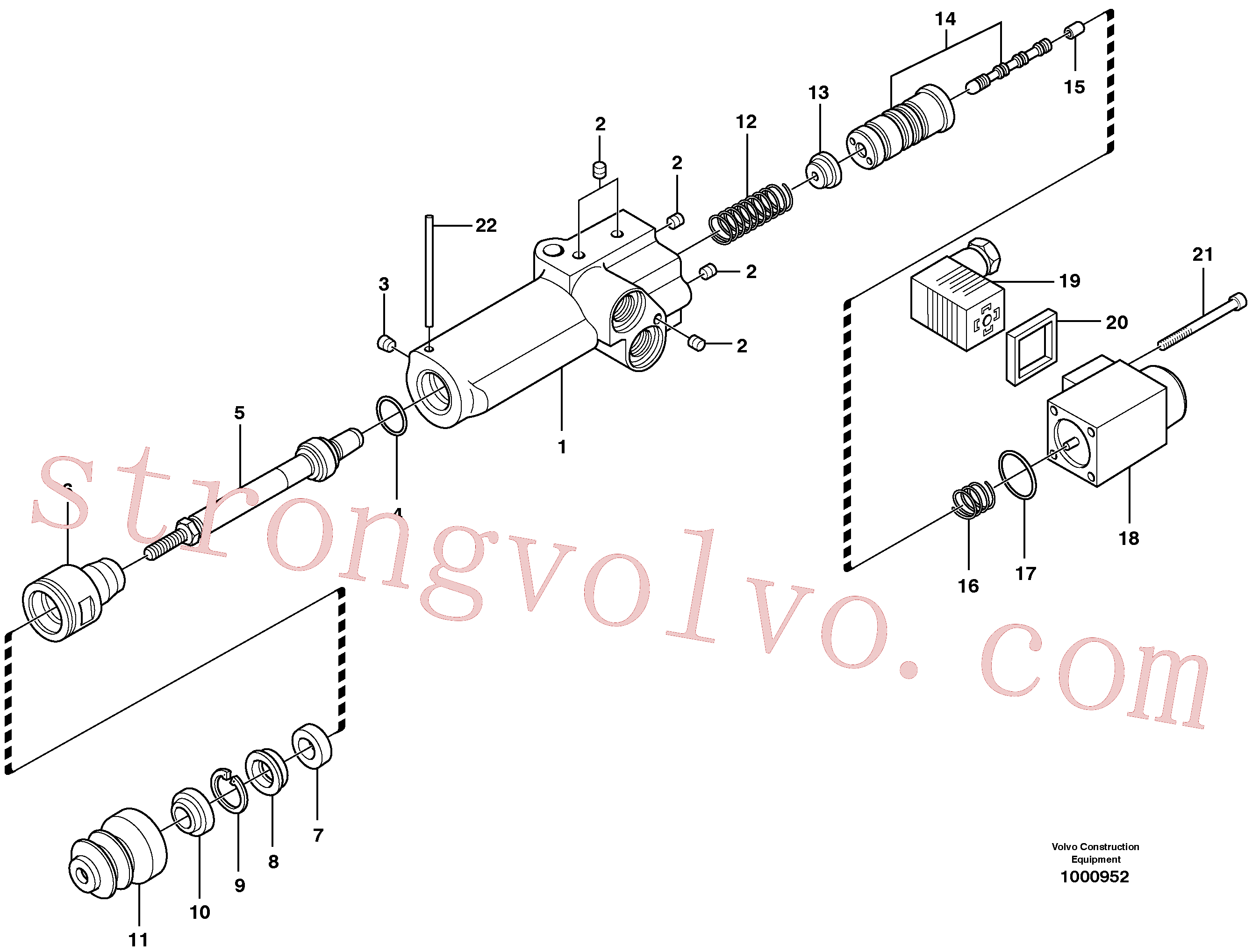 Atacado VOE11705605 Anel-o Volvo escavadeira