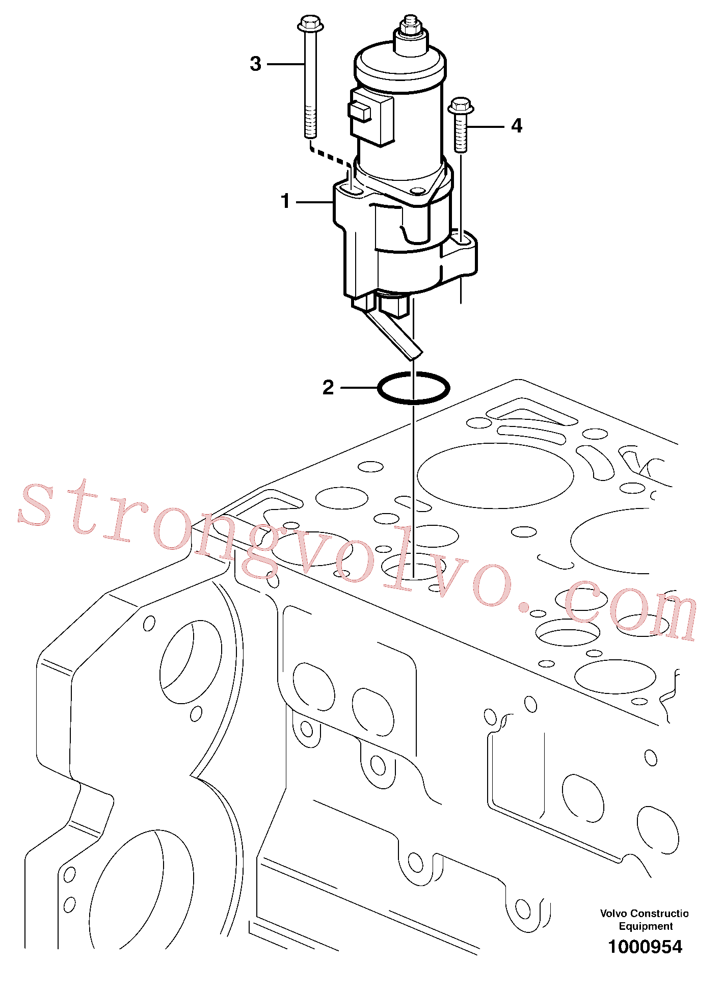 VOE20441520 Volvo Dispositivo de corte(1000954 Montagem)