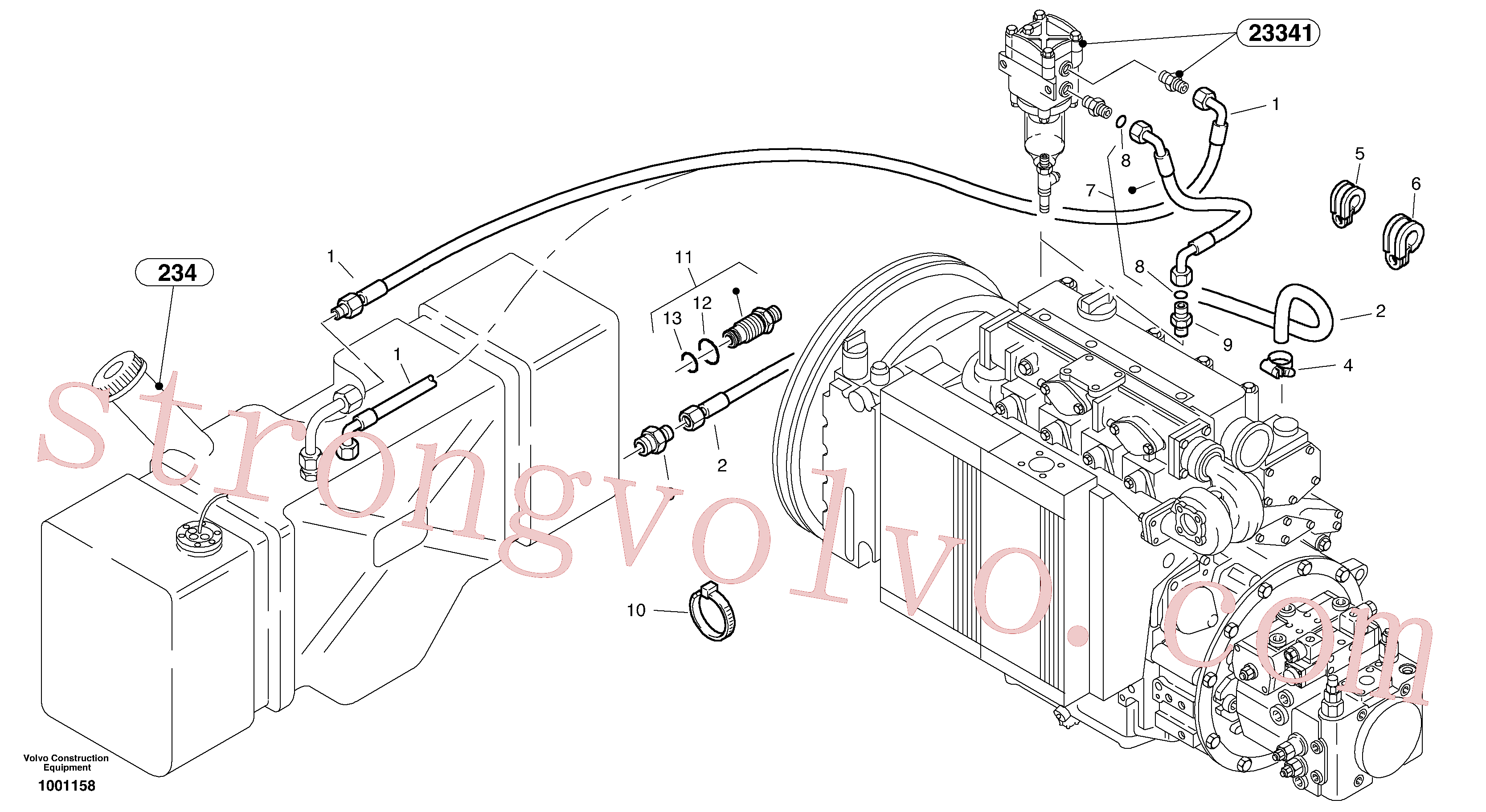 ZM2259052 Volvo(1001158 Montagem)