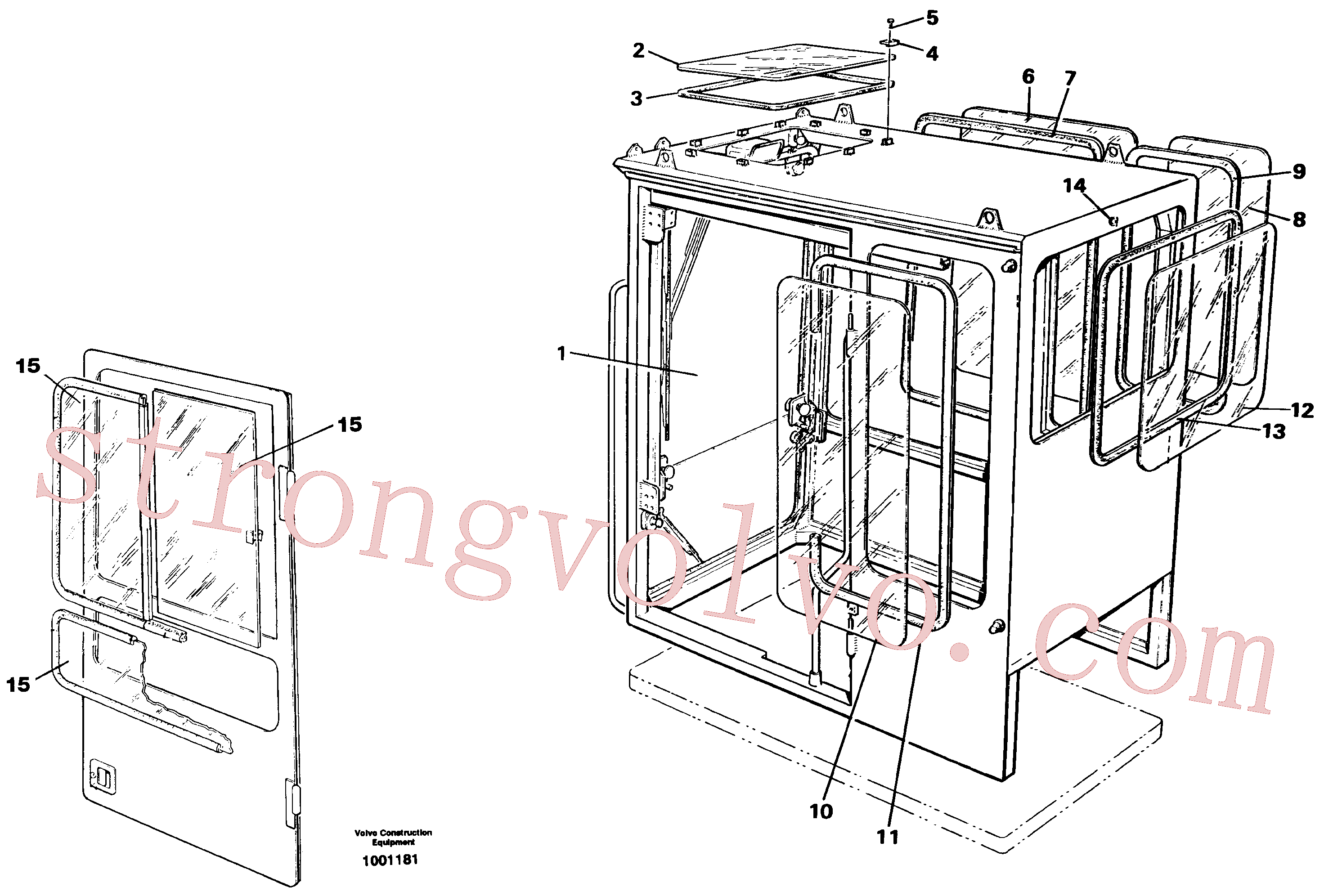 VOE14102805 Volvo Janelas(1001181 Montagem)