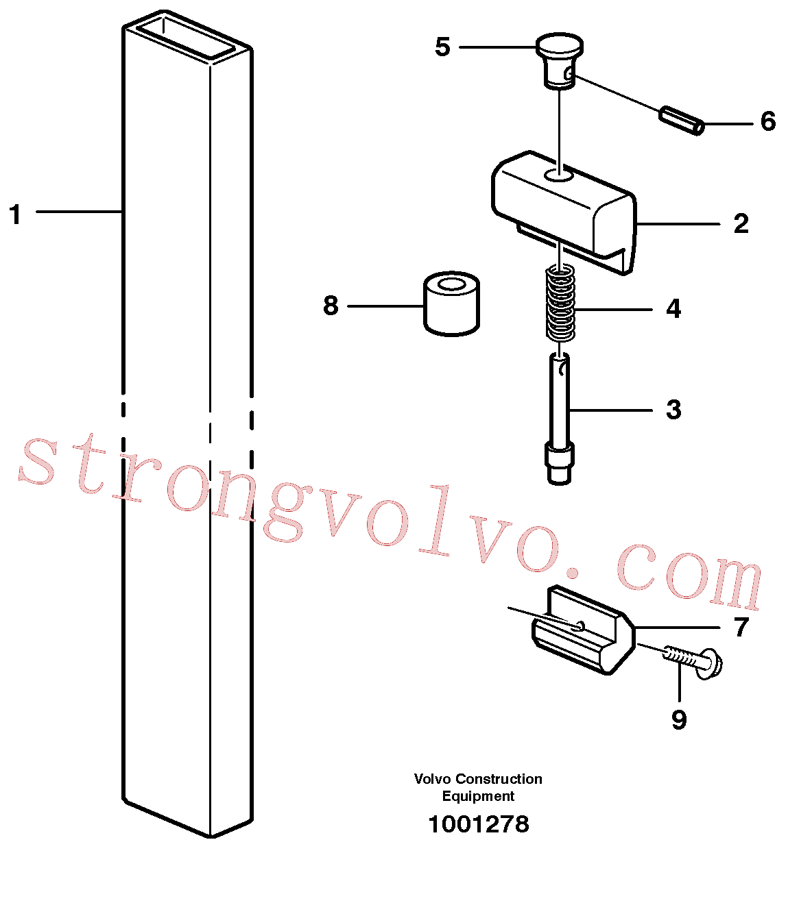 VOE11111580 Volvo Dentes da forquilha(1001278 Montagem)
