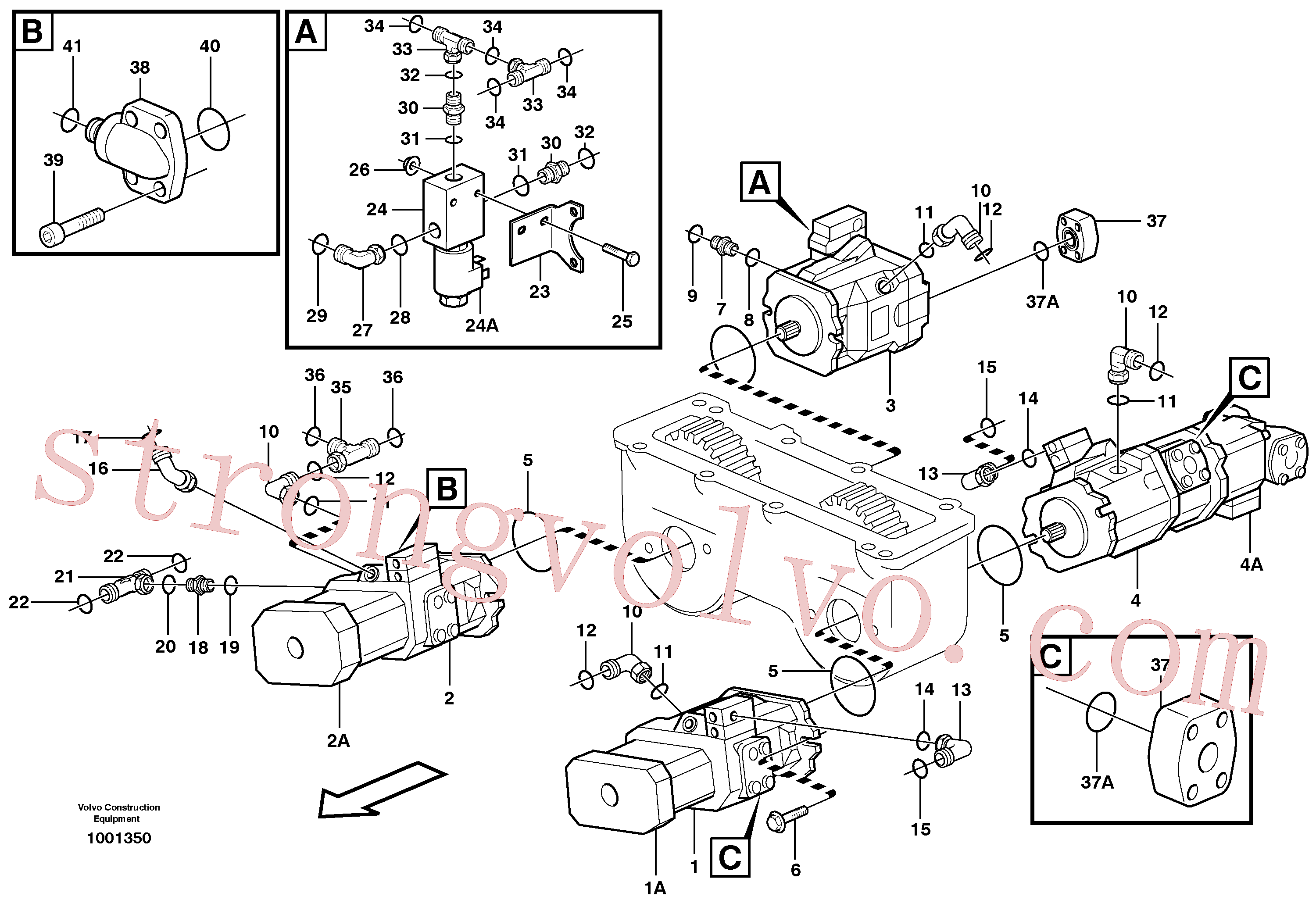 VOE11802655 Volvo Bomba hidráulica com acessórios(1001350 Montagem)