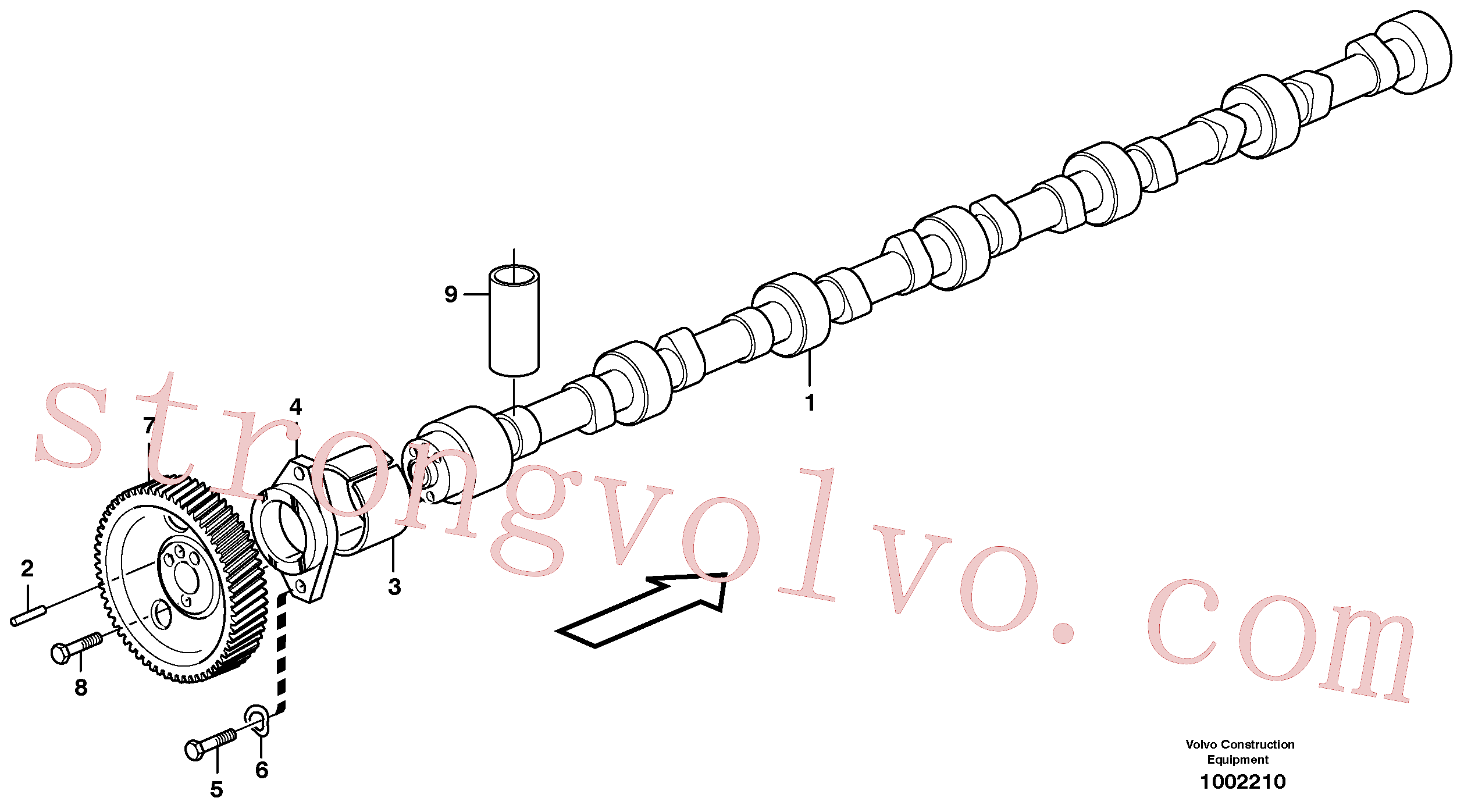 VOE940115 Parafuso Inscreva-se para Volvo Acessórios para escavadeira