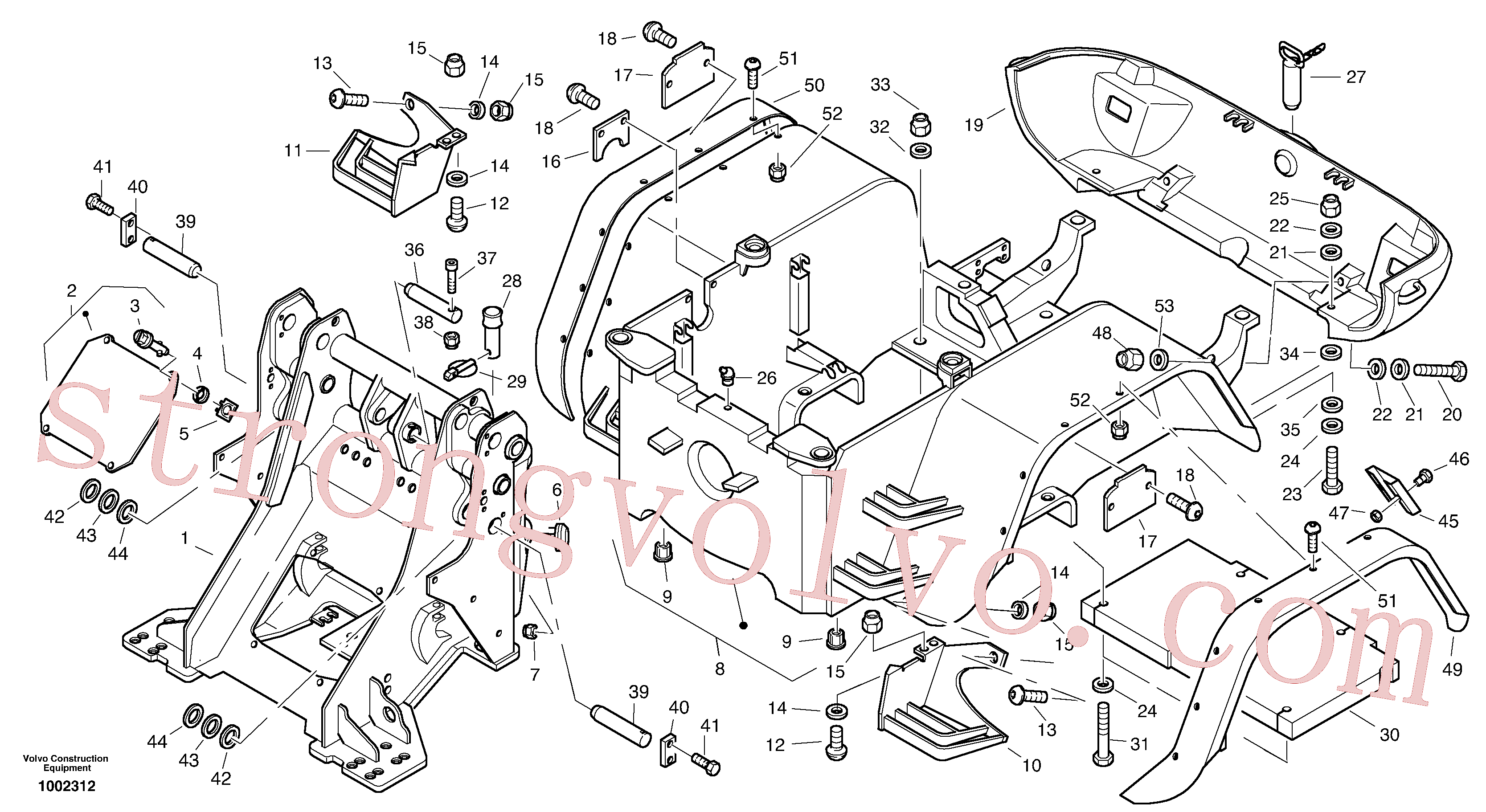 VOE11306512 Volvo Quadro(1002312 Montagem)