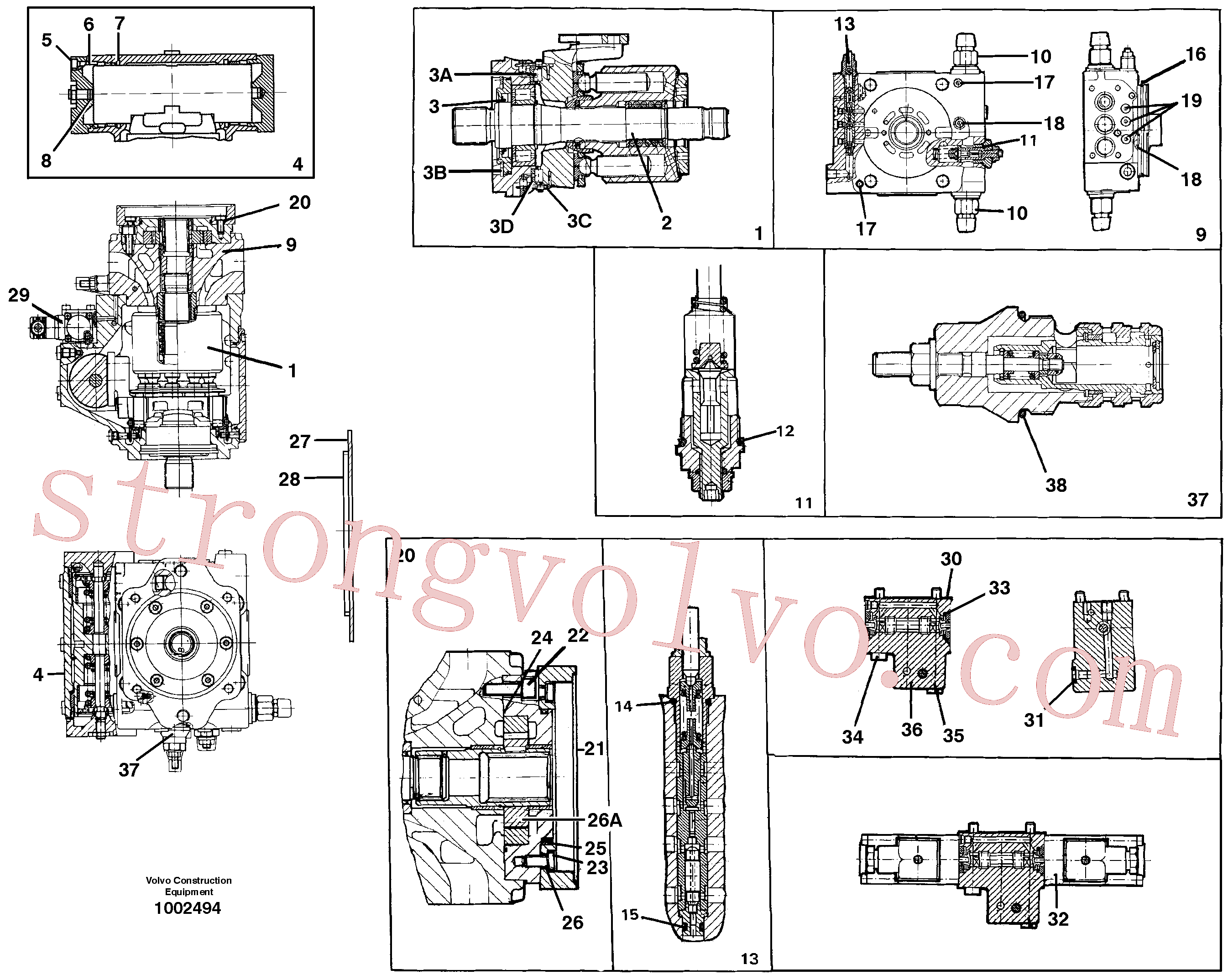 VOE11997668 Volvo Bomba(1002494 Montagem)