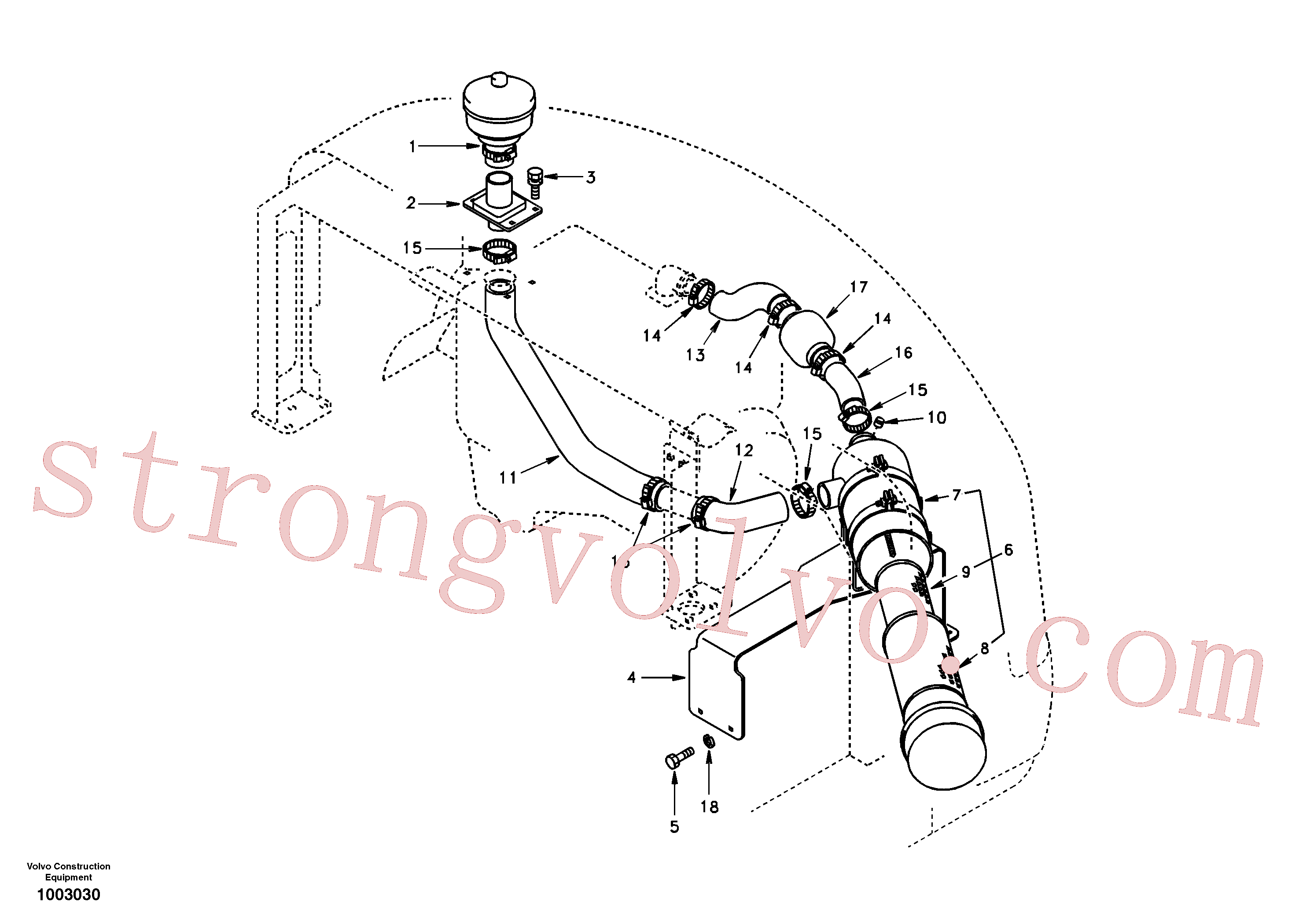 SA9014-11005 Volvo(1003030 Montagem)