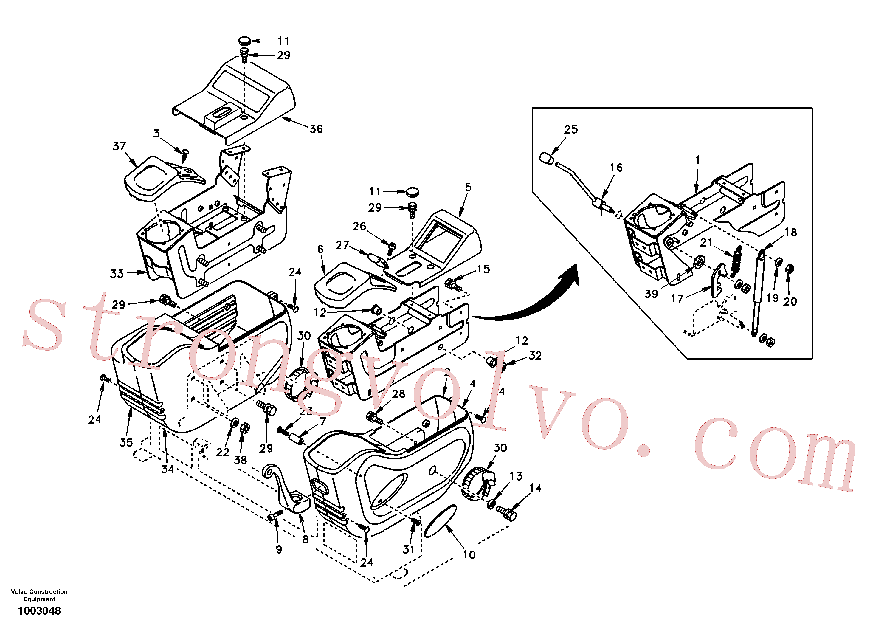 SA9131-11200 Volvo Painel de instrumentos, painel de comando(1003048 Montagem)