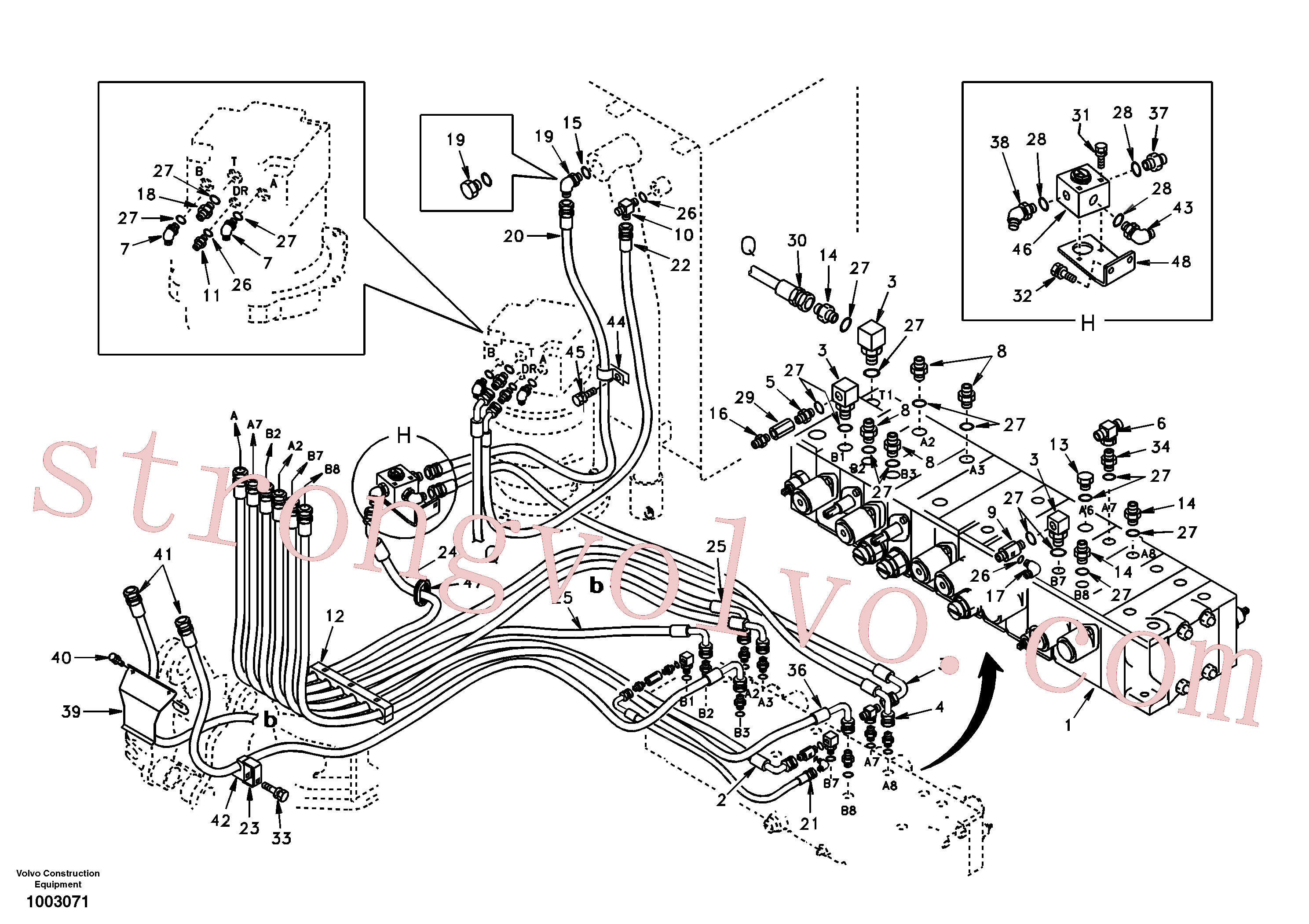 Volvo Montagem VOE14503955 Válvula controle Acessórios