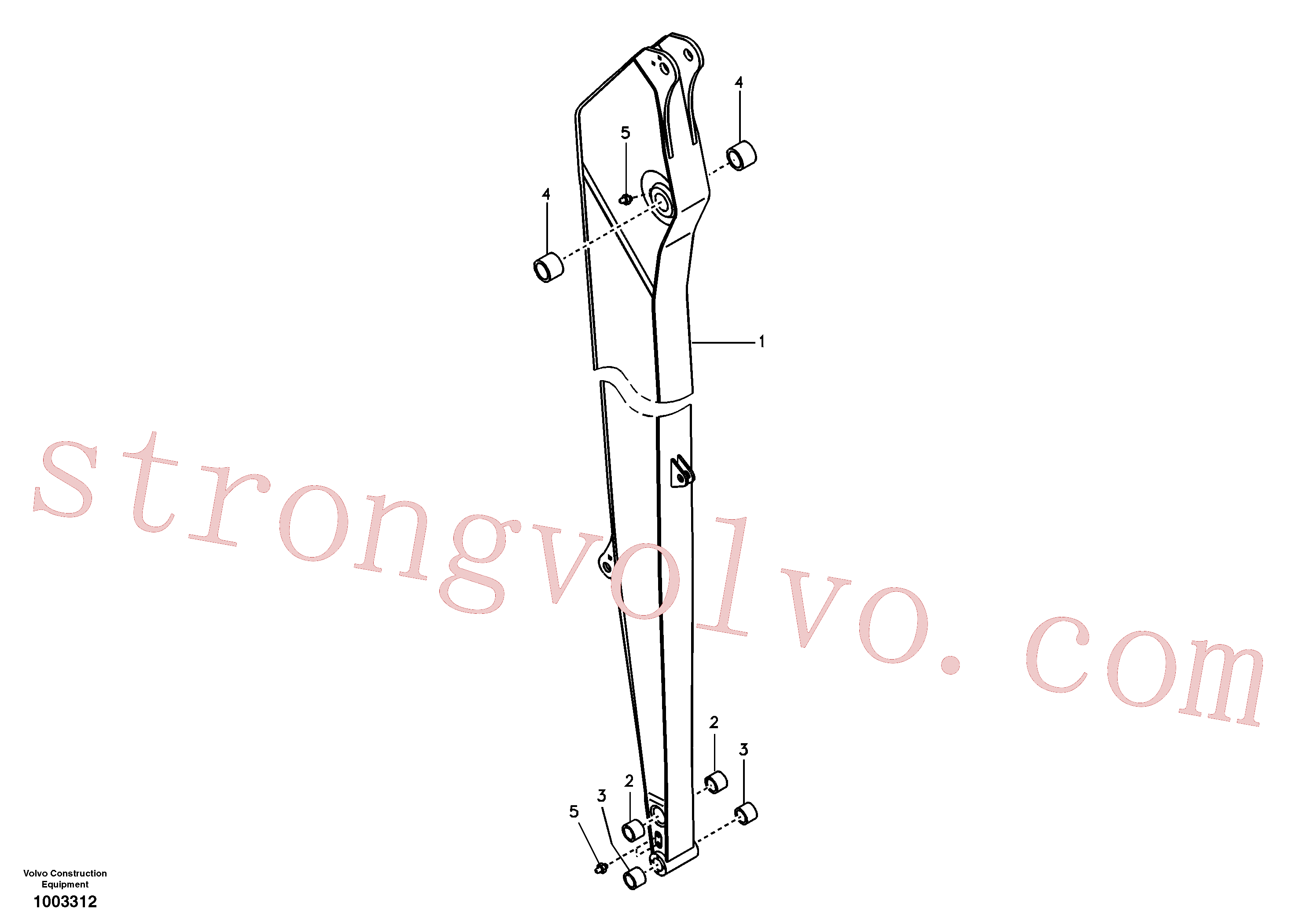 Volvo VOE14607790 Braço Volvo Acessórios para escavadeira