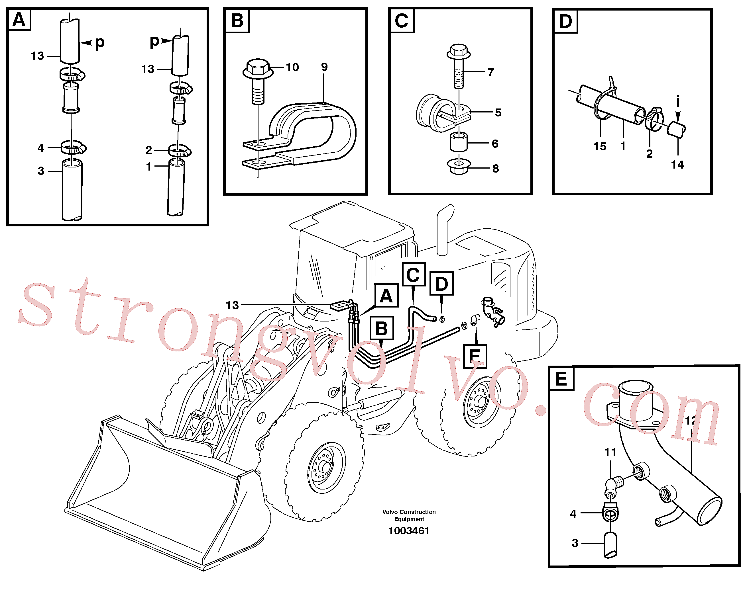 VOE4973473 Volvo Sistema de aquecimento(1003461 Montagem)