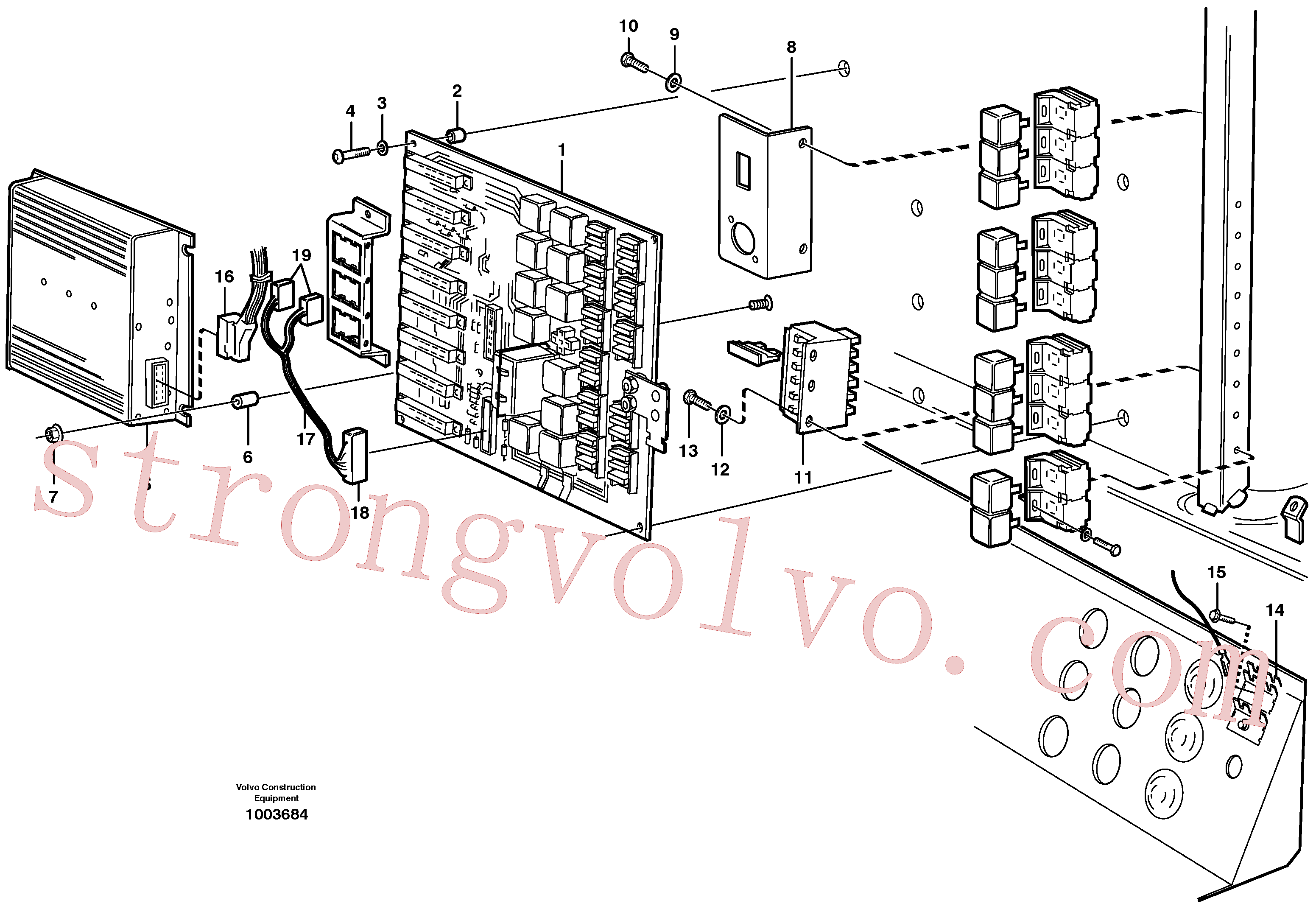 VOE13948746 Volvo Caixa de derivação eléctrica(1003684 Montagem)