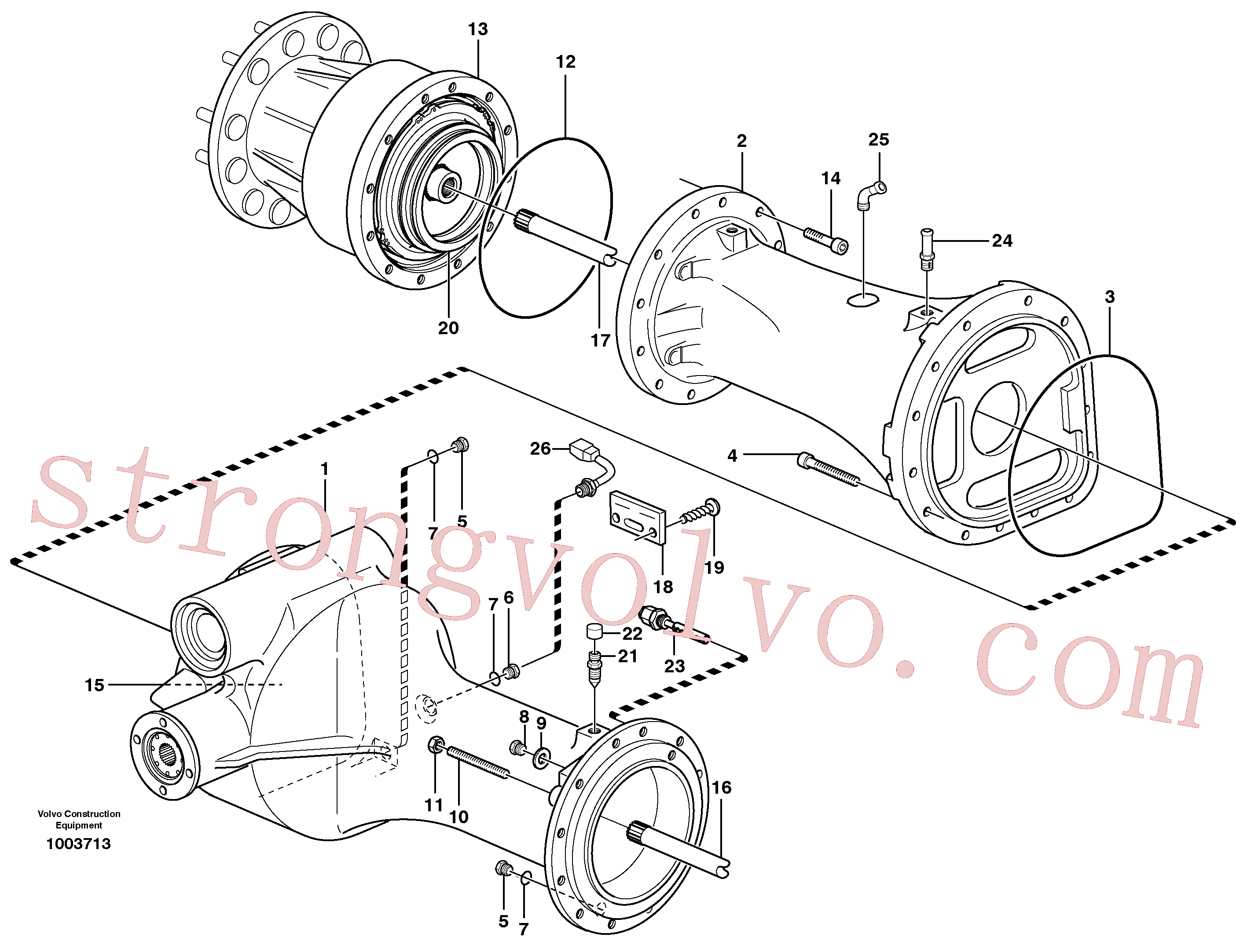 Volvo Montagem VOE968816 Allen Hd Screw Acessórios