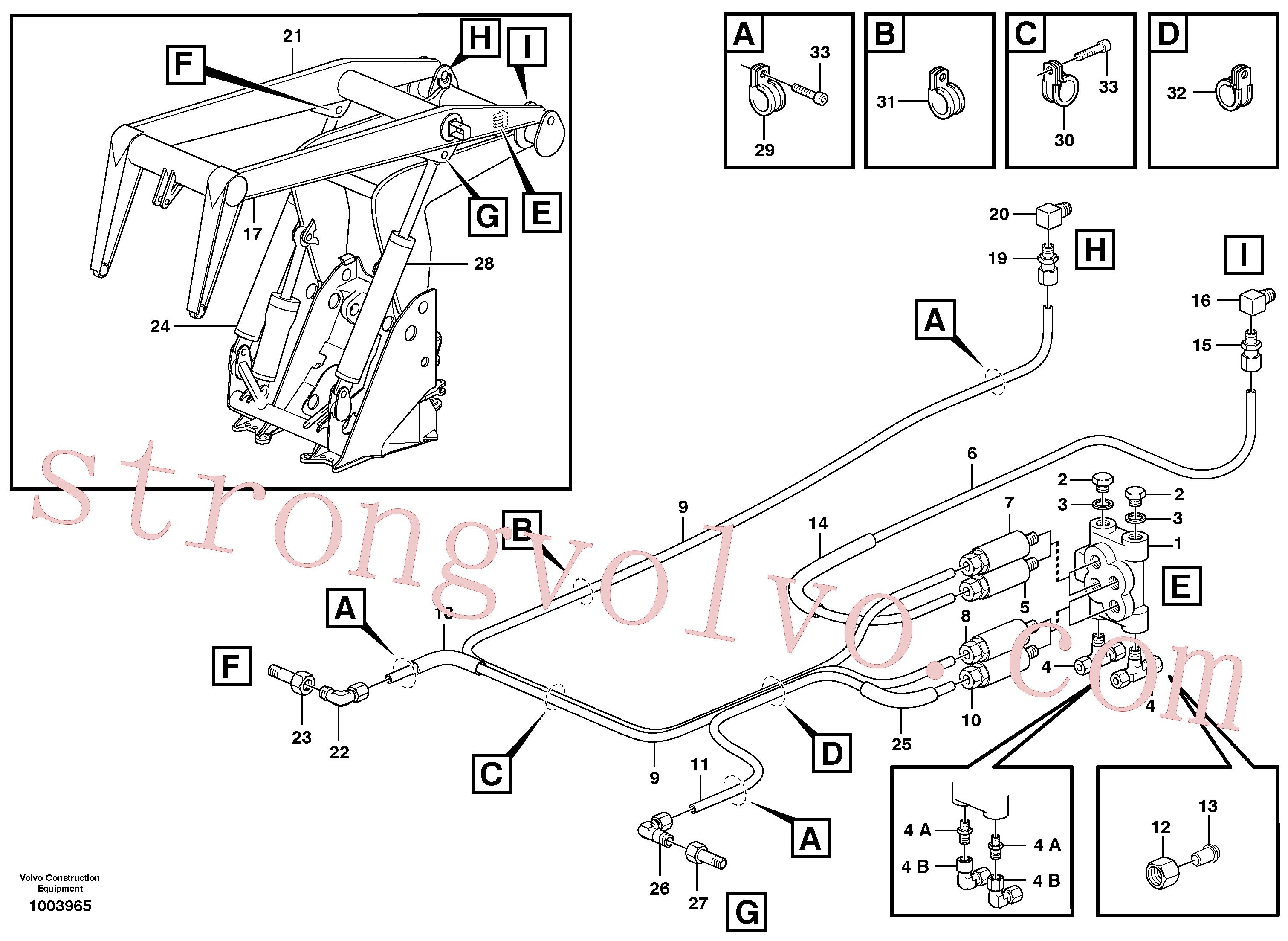 VOE11997270 Volvo Bloco de distribuição, B3.(1003965 Montagem)