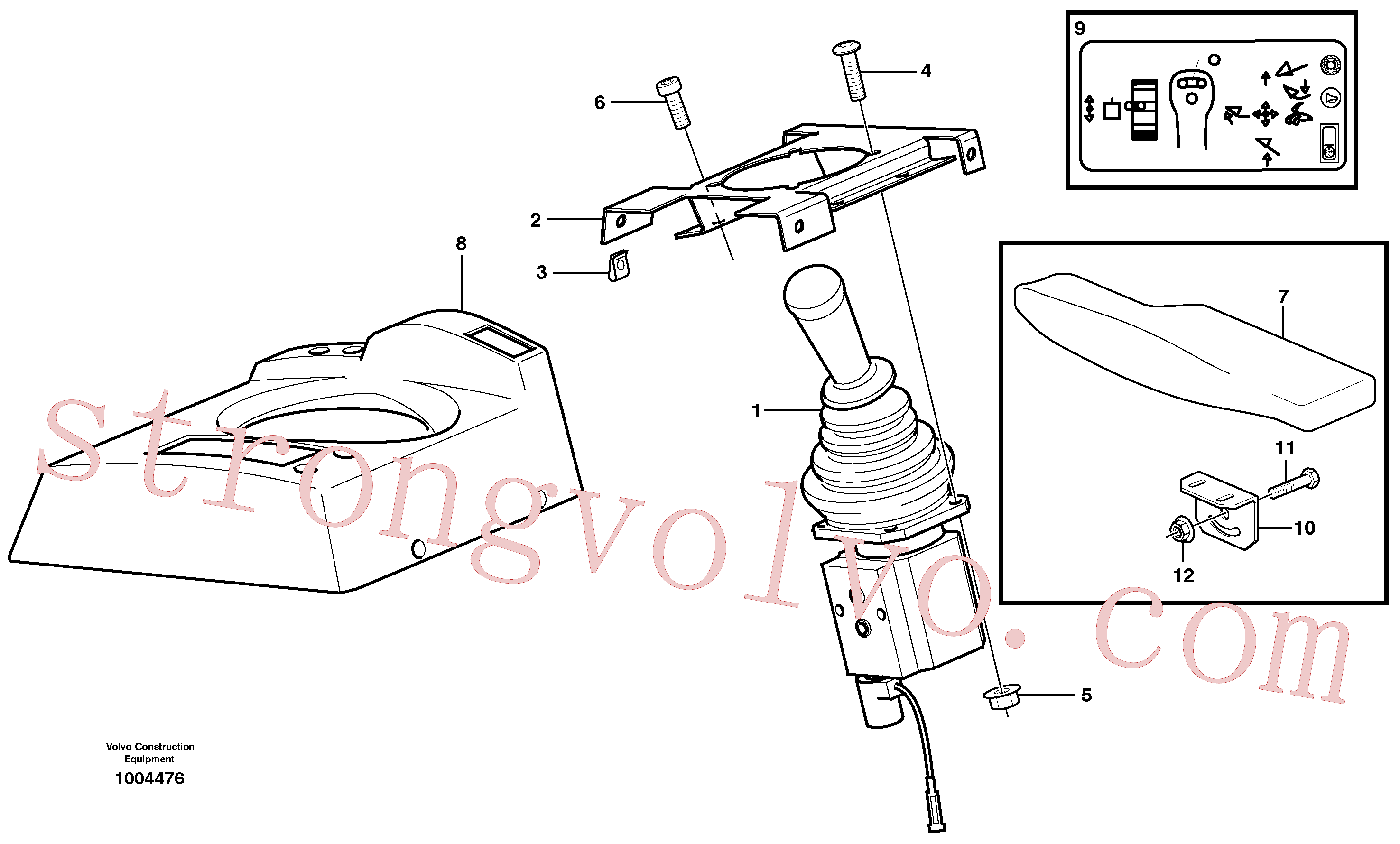 VOE11164348 Volvo Válvula servomotora com acessórios.(1004476 Montagem)