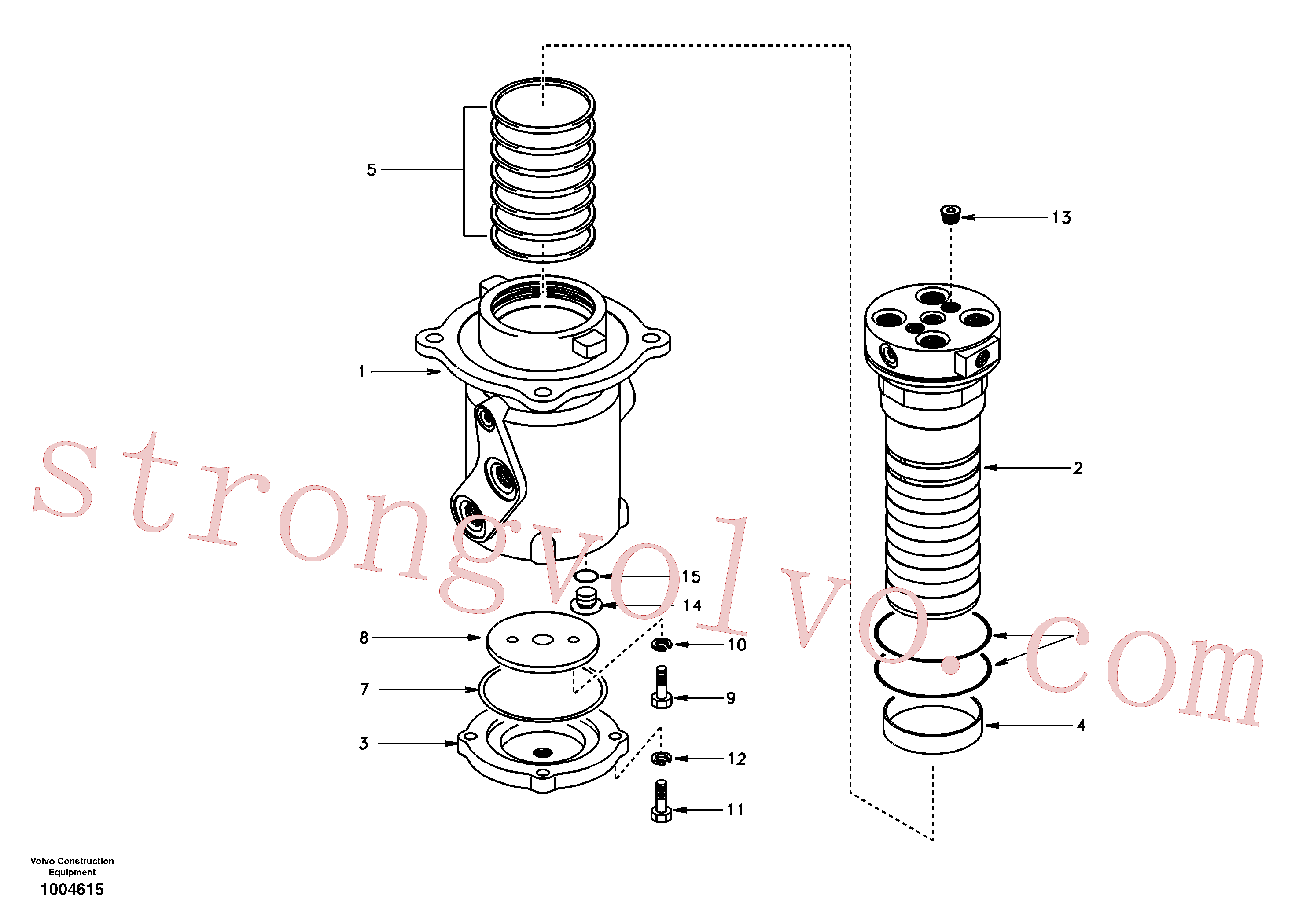 VOE14502917 Sealing Kit Volvo escavadeira