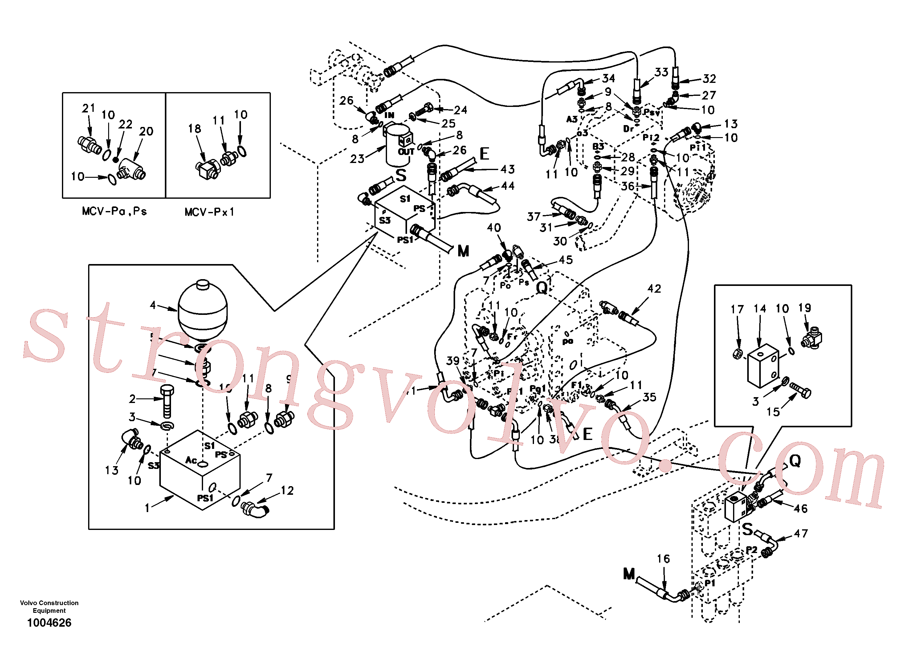 SA1048-13371 Volvo(1004626 Montagem)