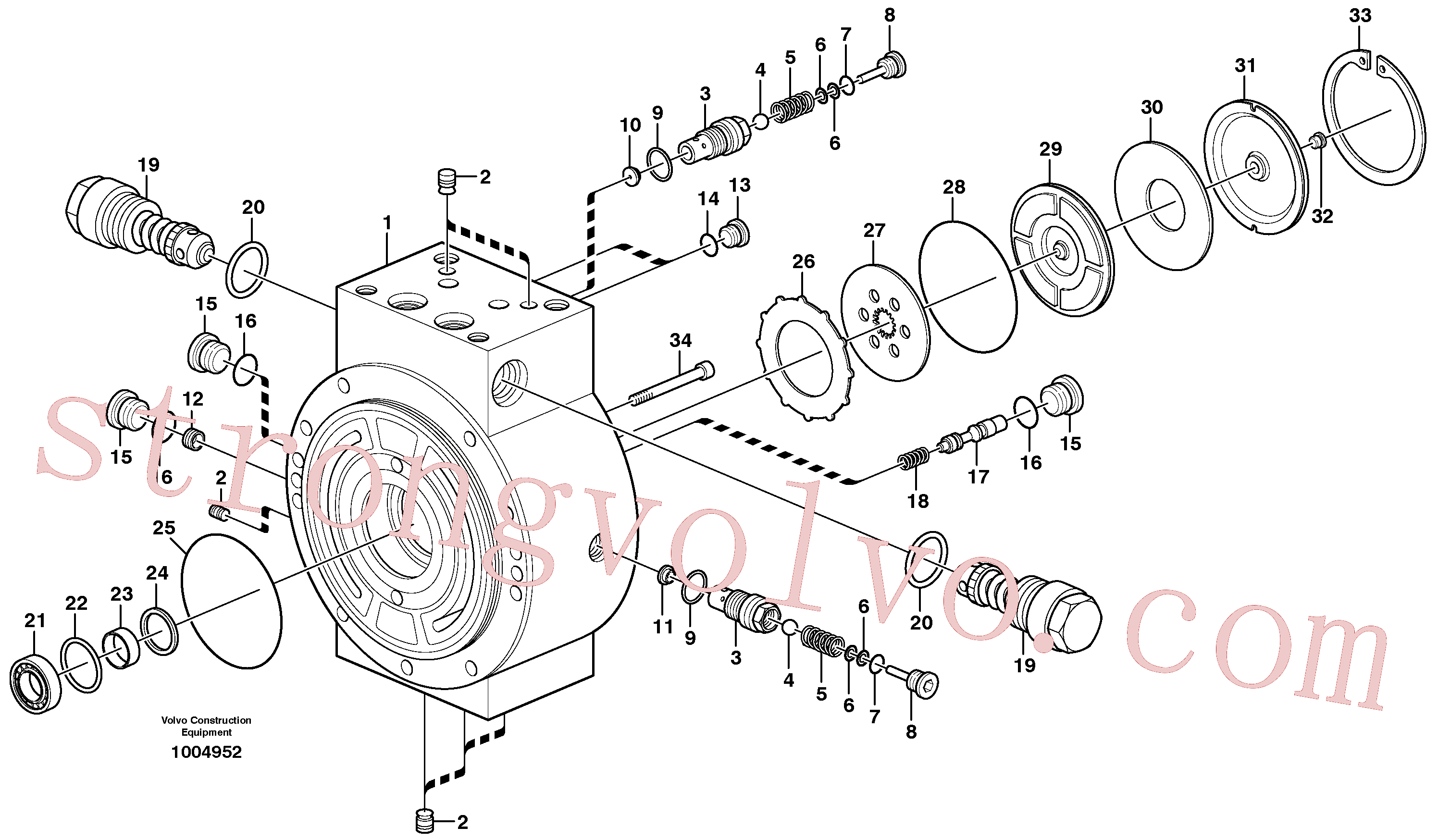 Volvo Montagem VOE11705403 Anel-o Acessórios
