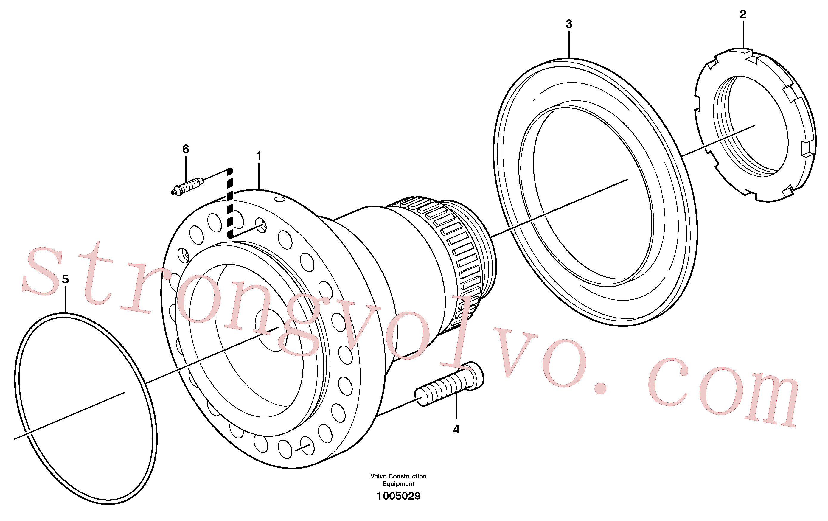 Volvo Montagem ZM2906421 Anel-o Acessórios