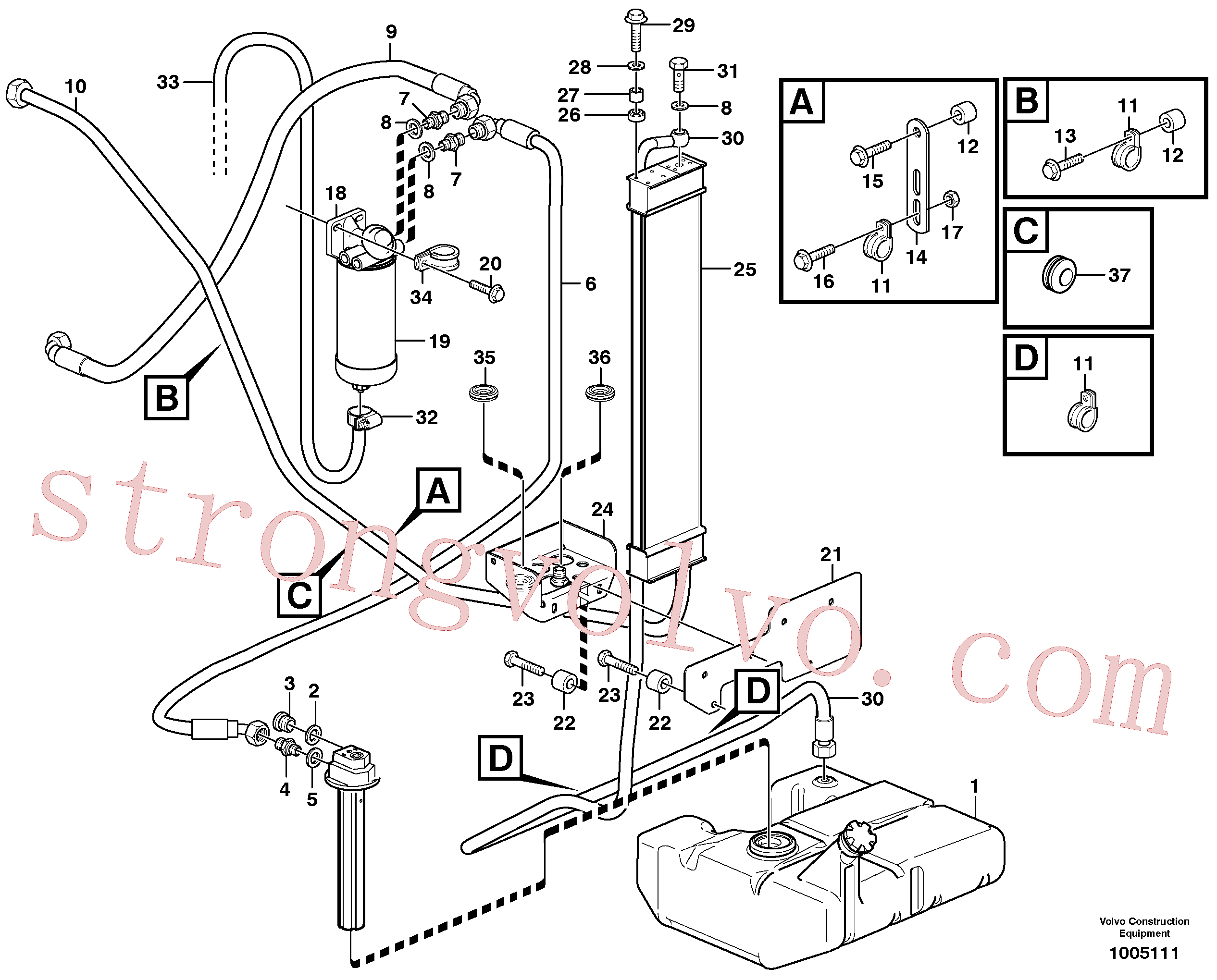 VOE11110371 Volvo(1005111 Montagem)
