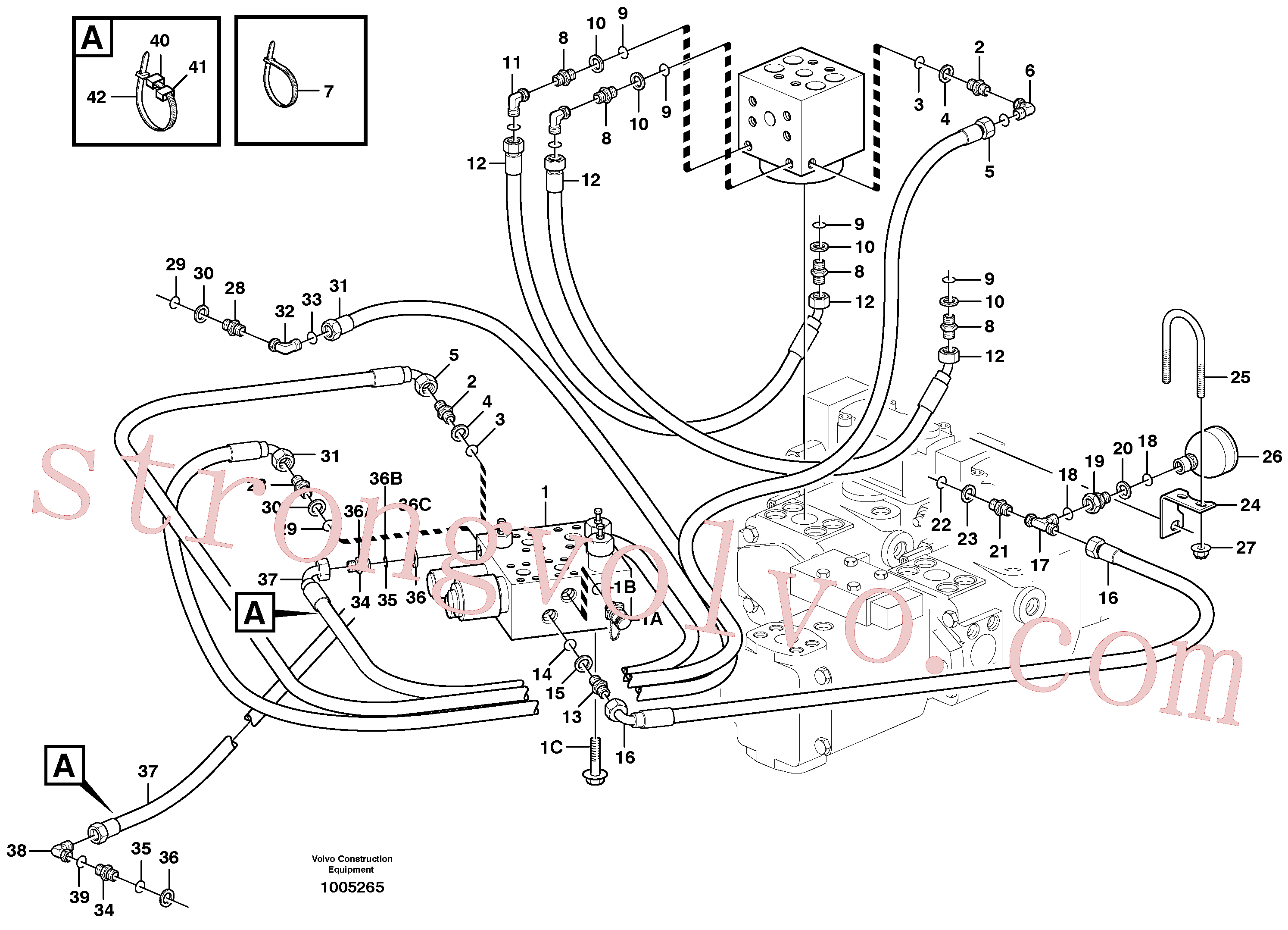 VOE11163151 Volvo Linha de detecção de carga(1005265 Montagem)