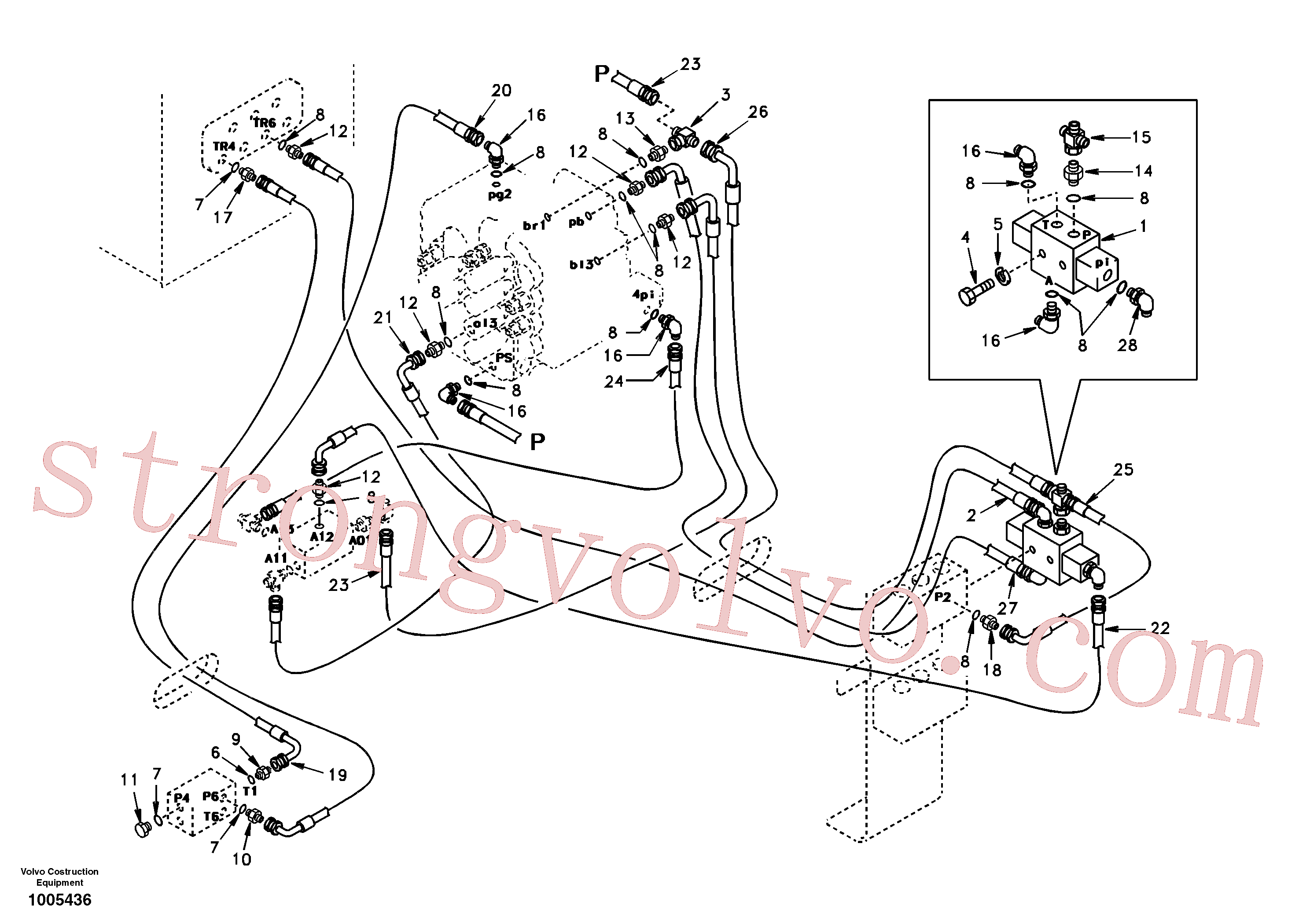 SA9453-03237 Volvo(1005436 Montagem)
