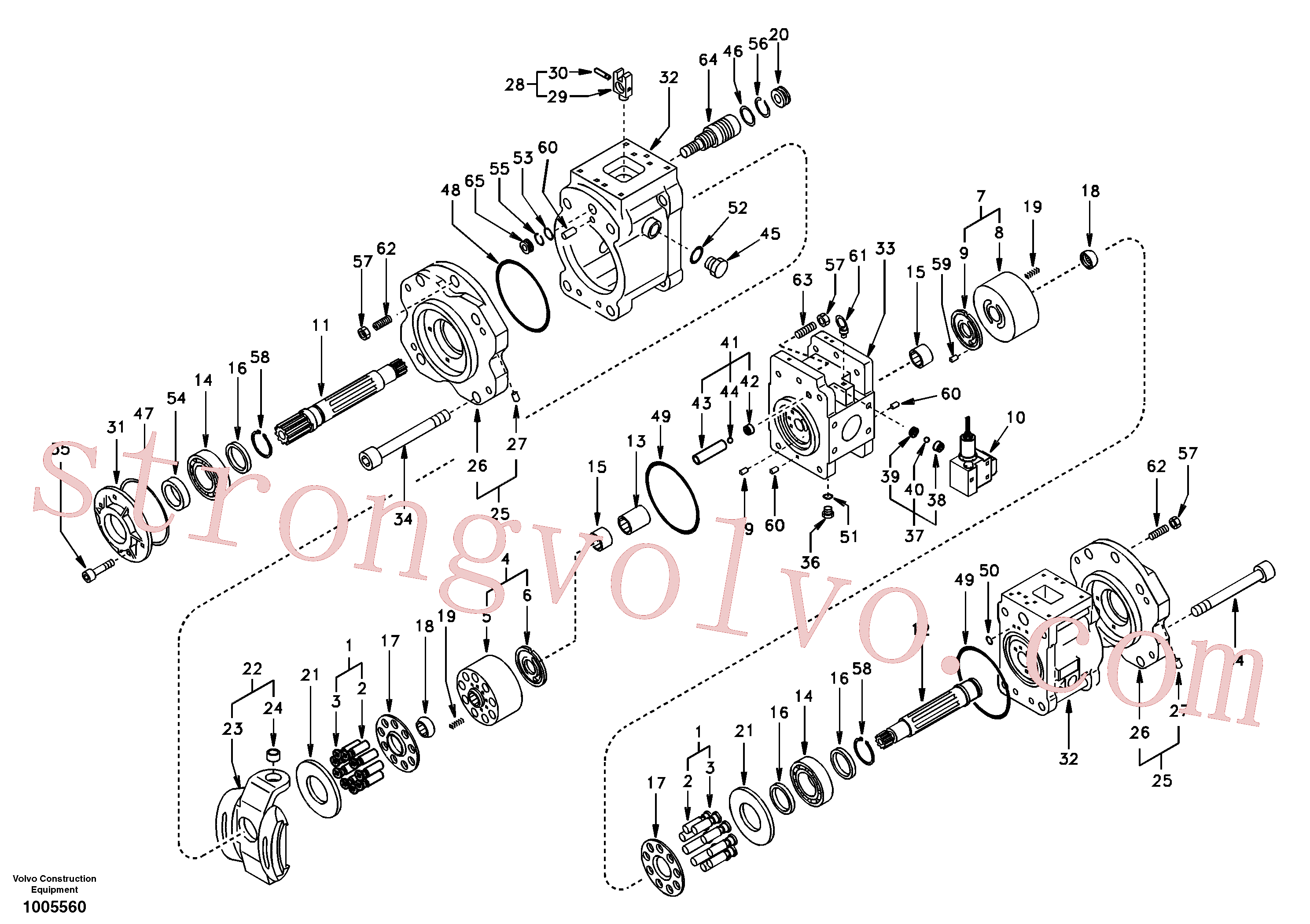 SA7223-00650 Volvo Bomba hidráulica(1005560 Montagem)