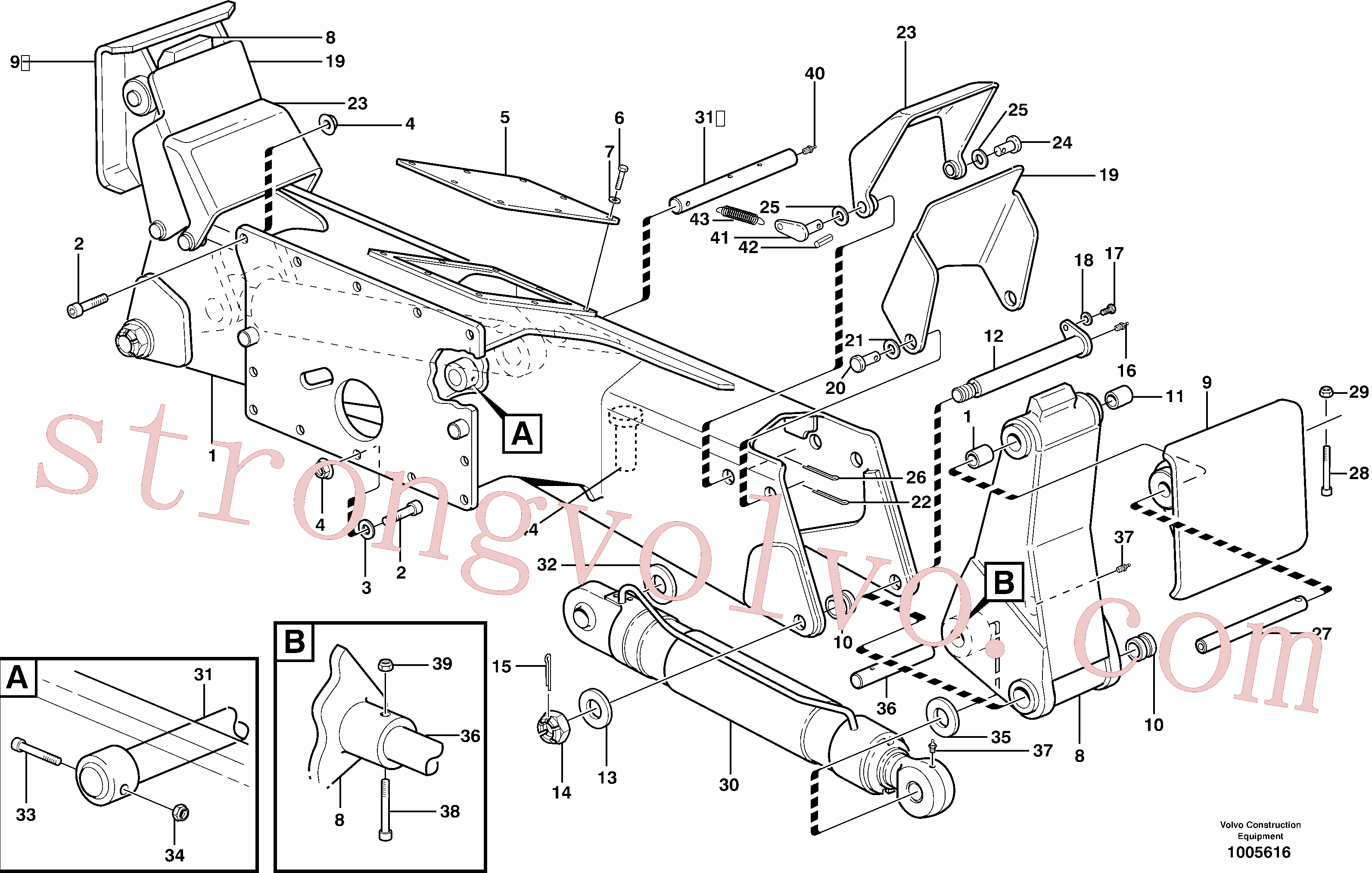 VOE951995 Volvo Estabilizadores(1005616 Montagem)