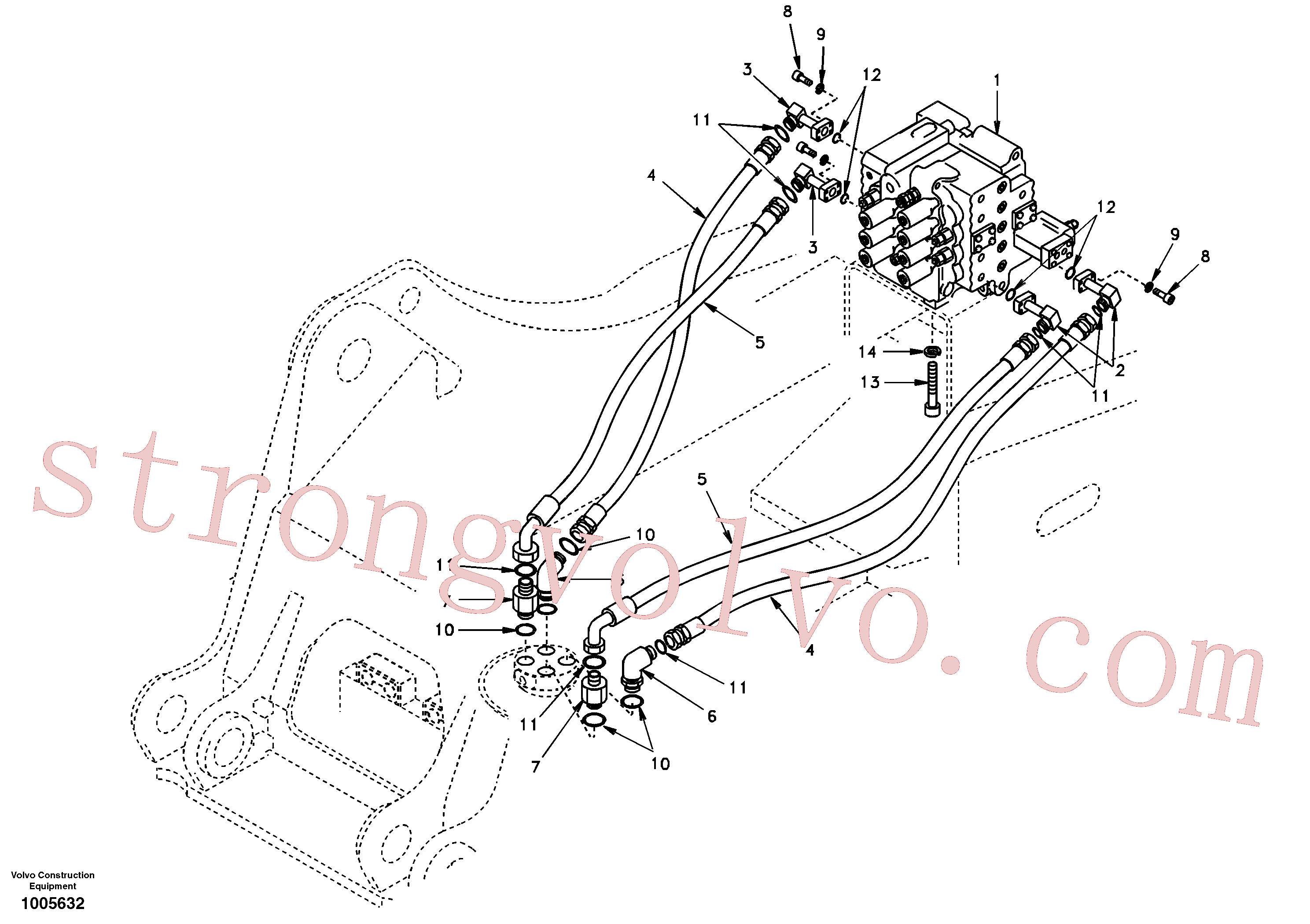 Volvo VOE936221 Xtraflex/5000 Volvo Acessórios para escavadeira