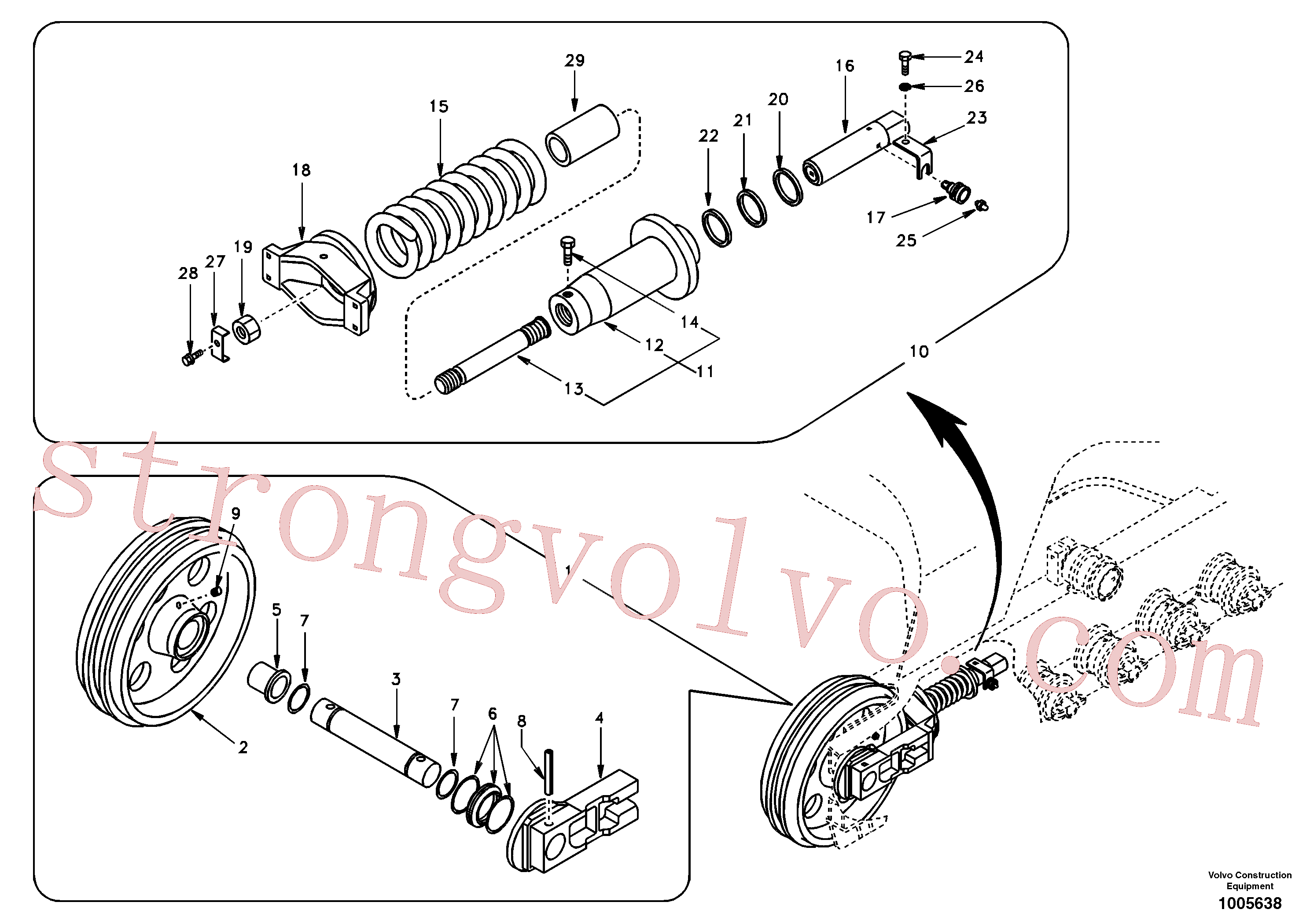 SA9511-22070 Volvo(1005638 Montagem)