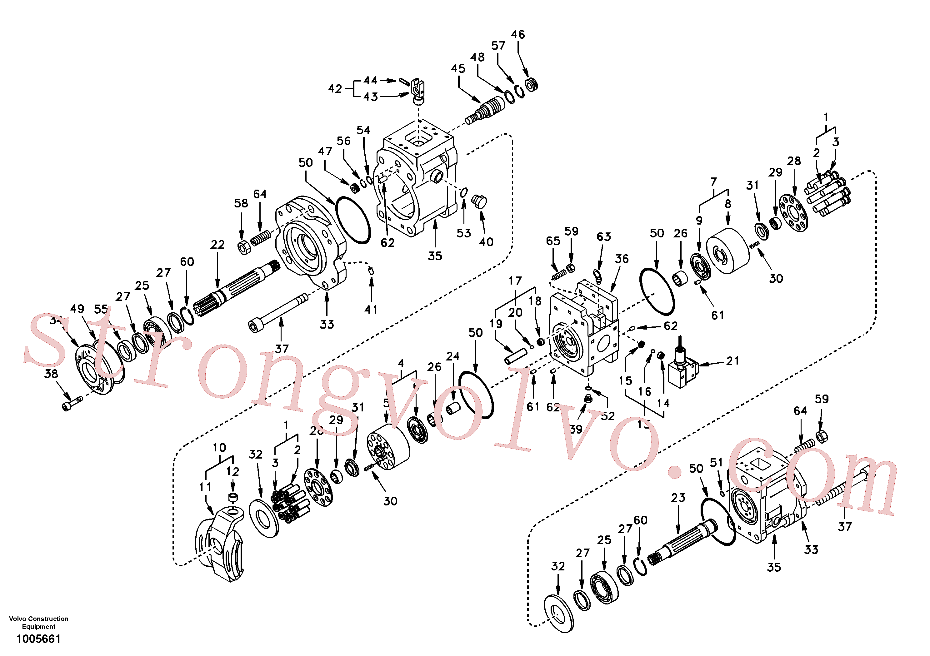 SA8230-09350 Volvo Bomba hidráulica(1005661 Montagem)