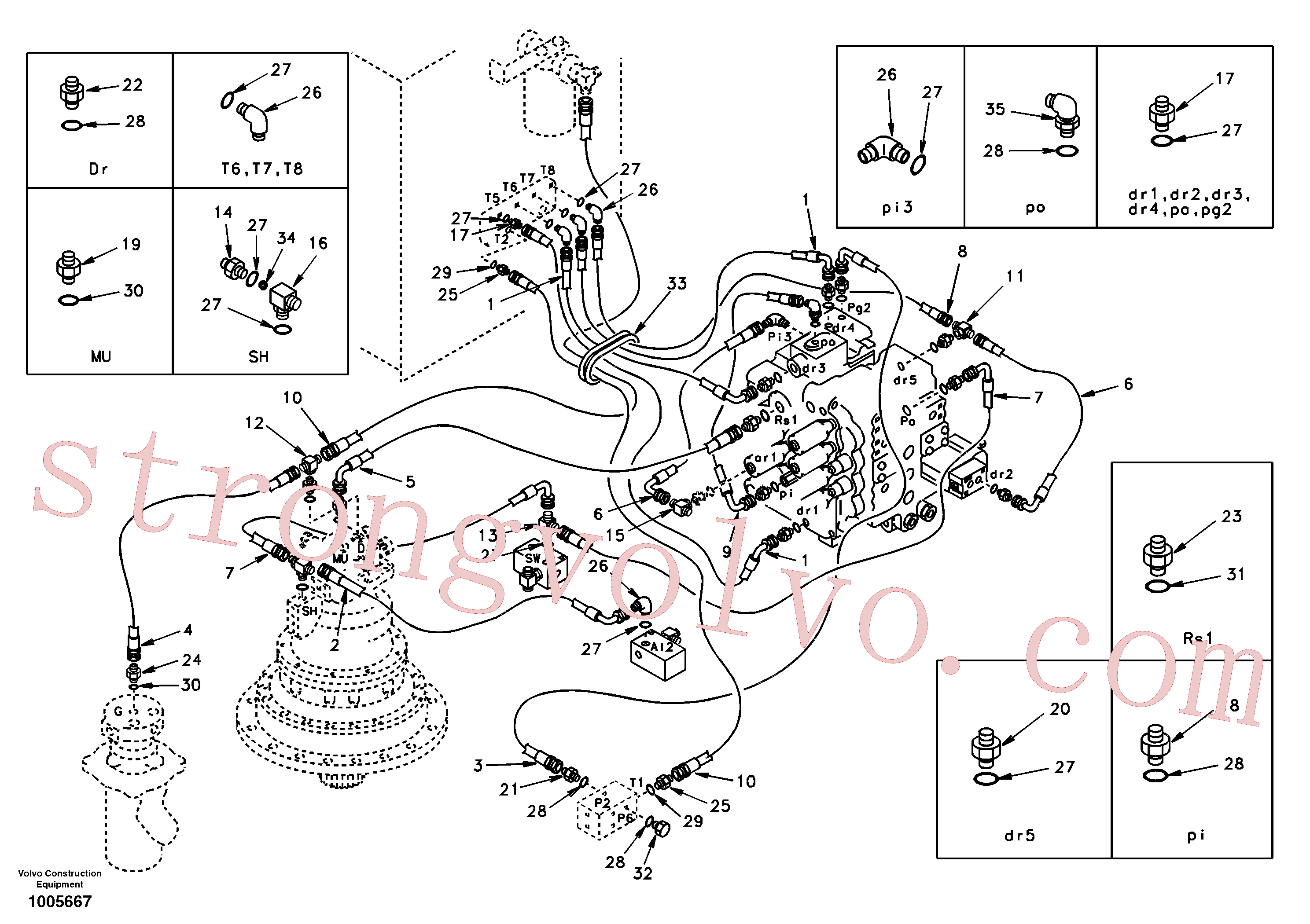 SA9453-02320 Volvo(1005667 Montagem)