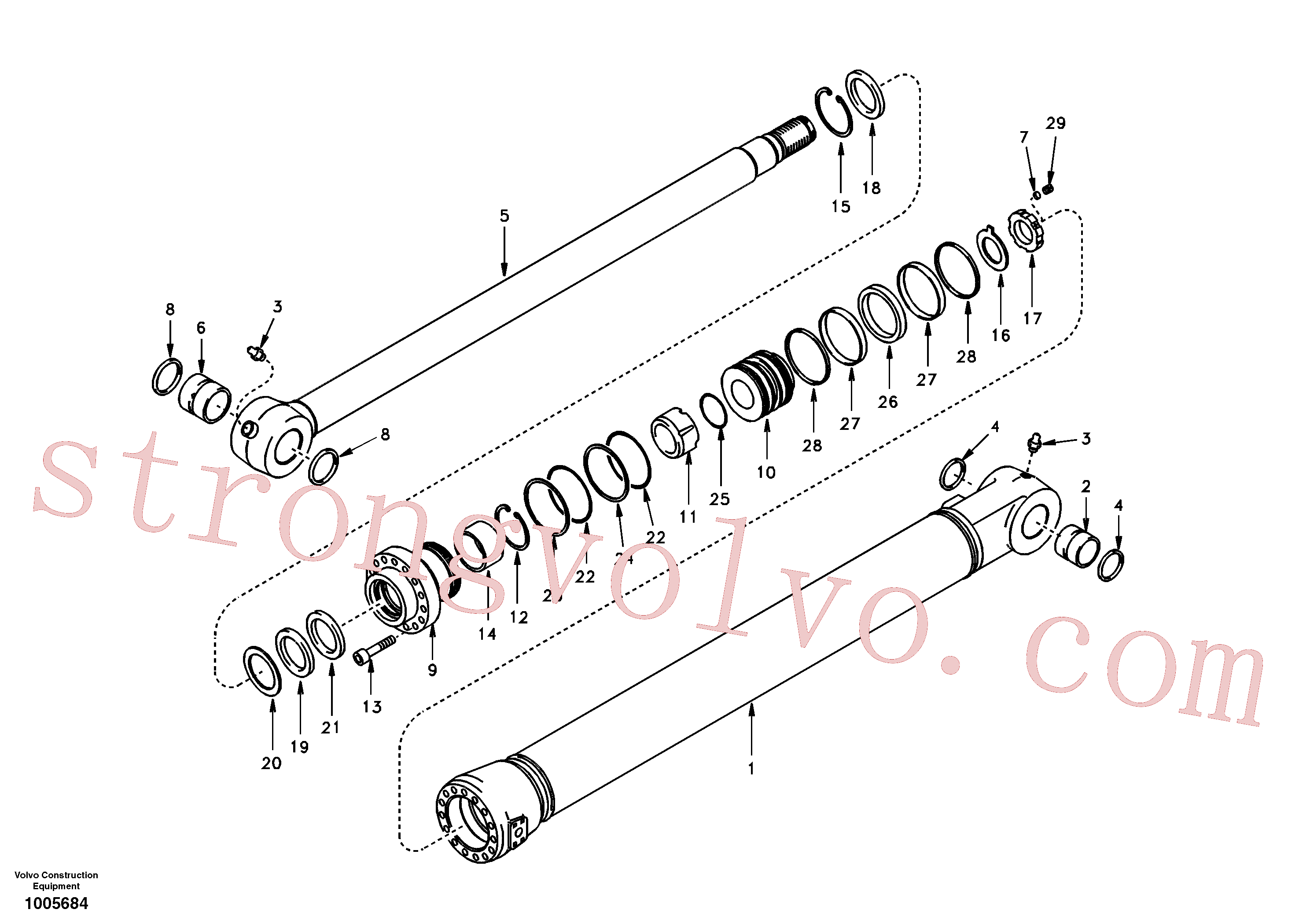 SA9566-20950 Volvo(1005684 Montagem)