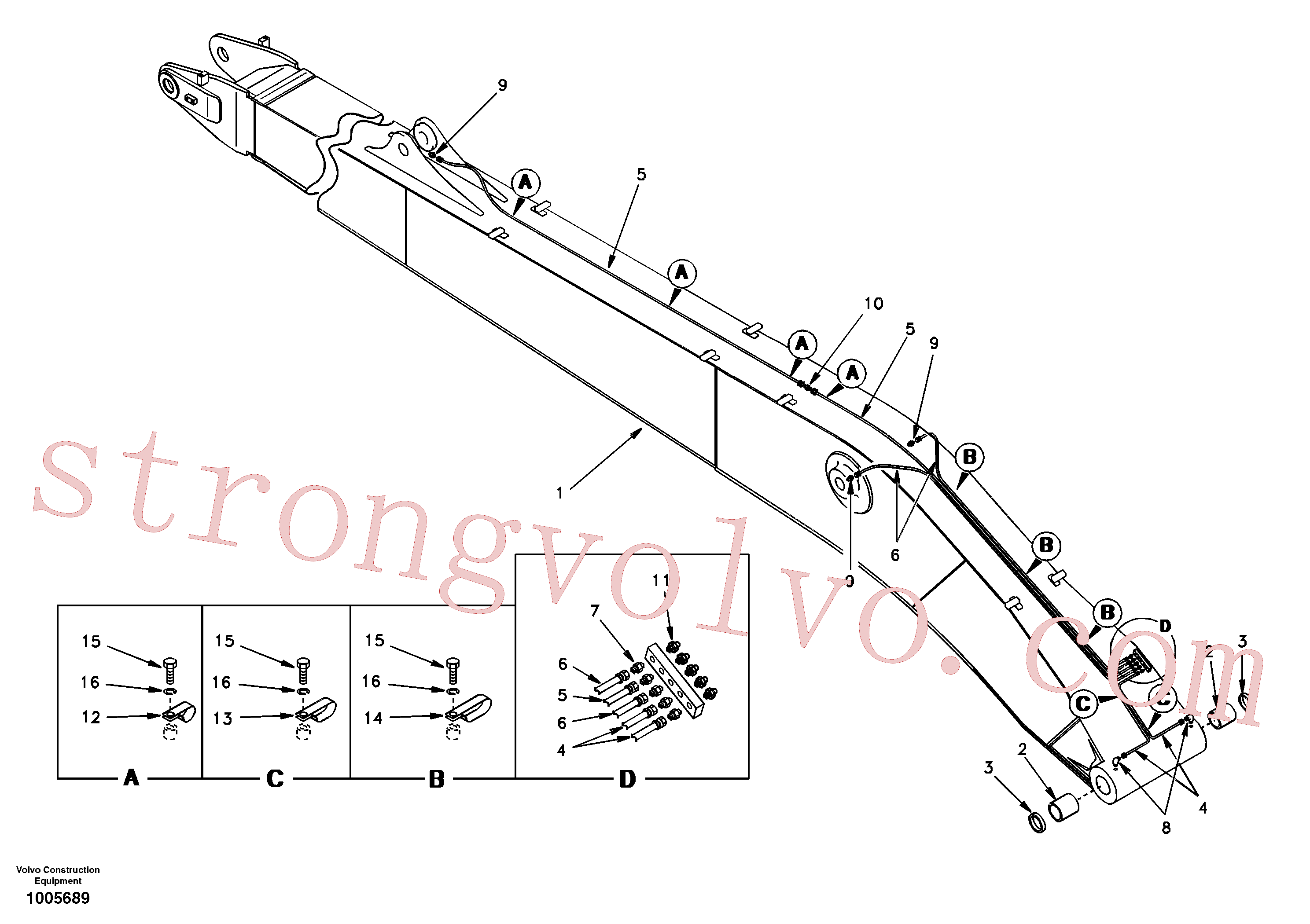 SA9011-10803 Volvo(1005689 Montagem)