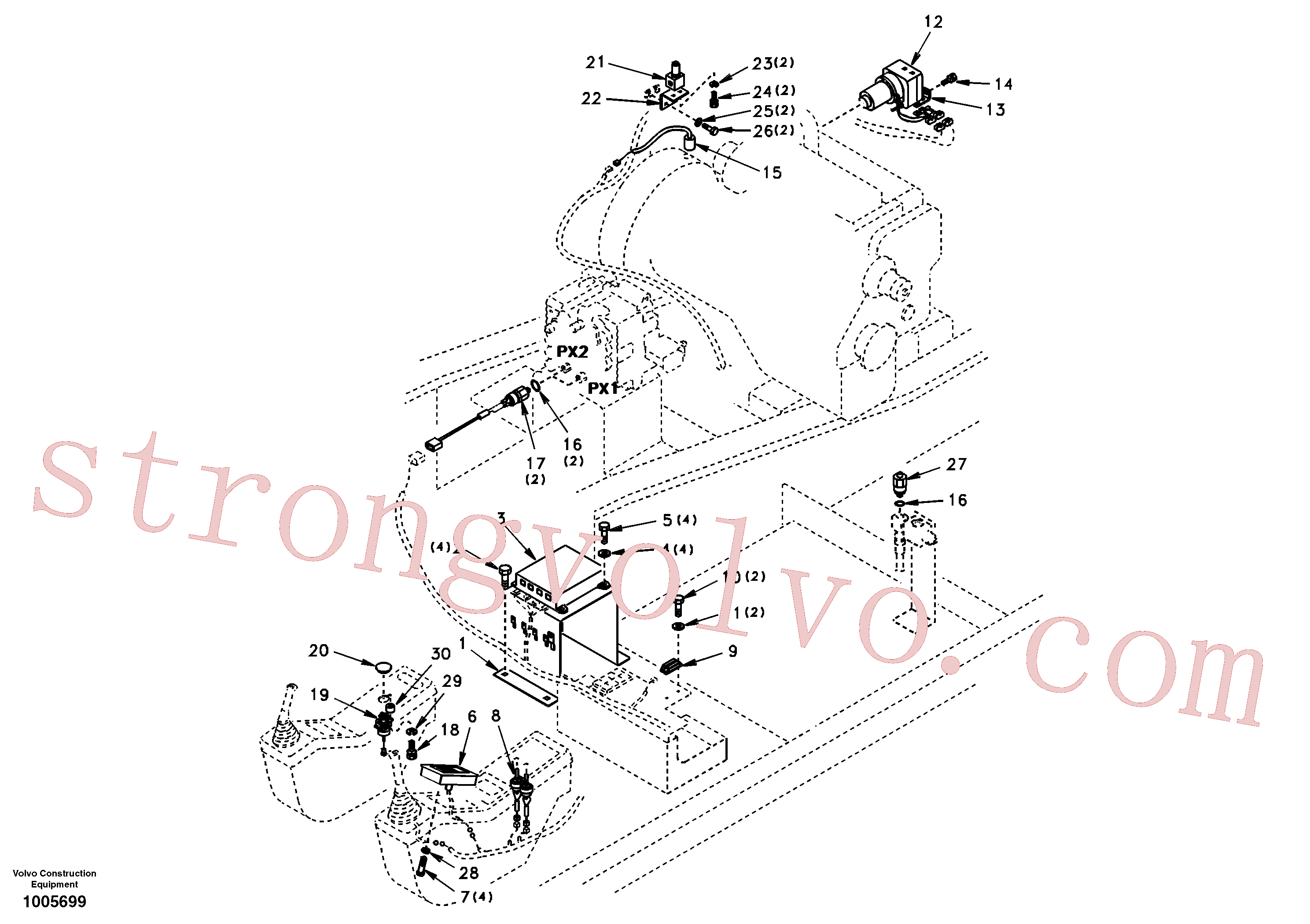 VOE14529303 Volvo(1005699 Montagem)