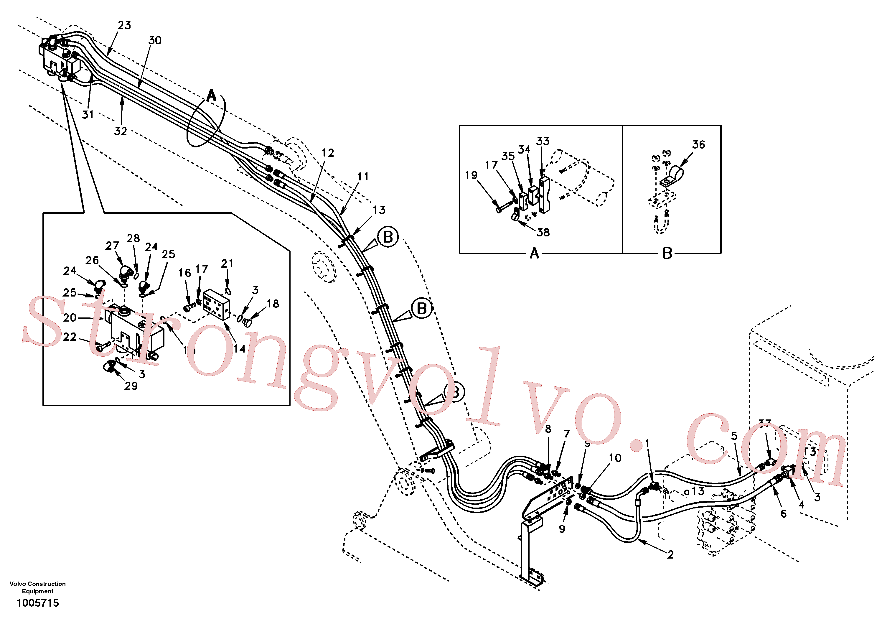 Volvo Acessórios para escavadeira SA9451-04330 Eternity/2 Acessórios