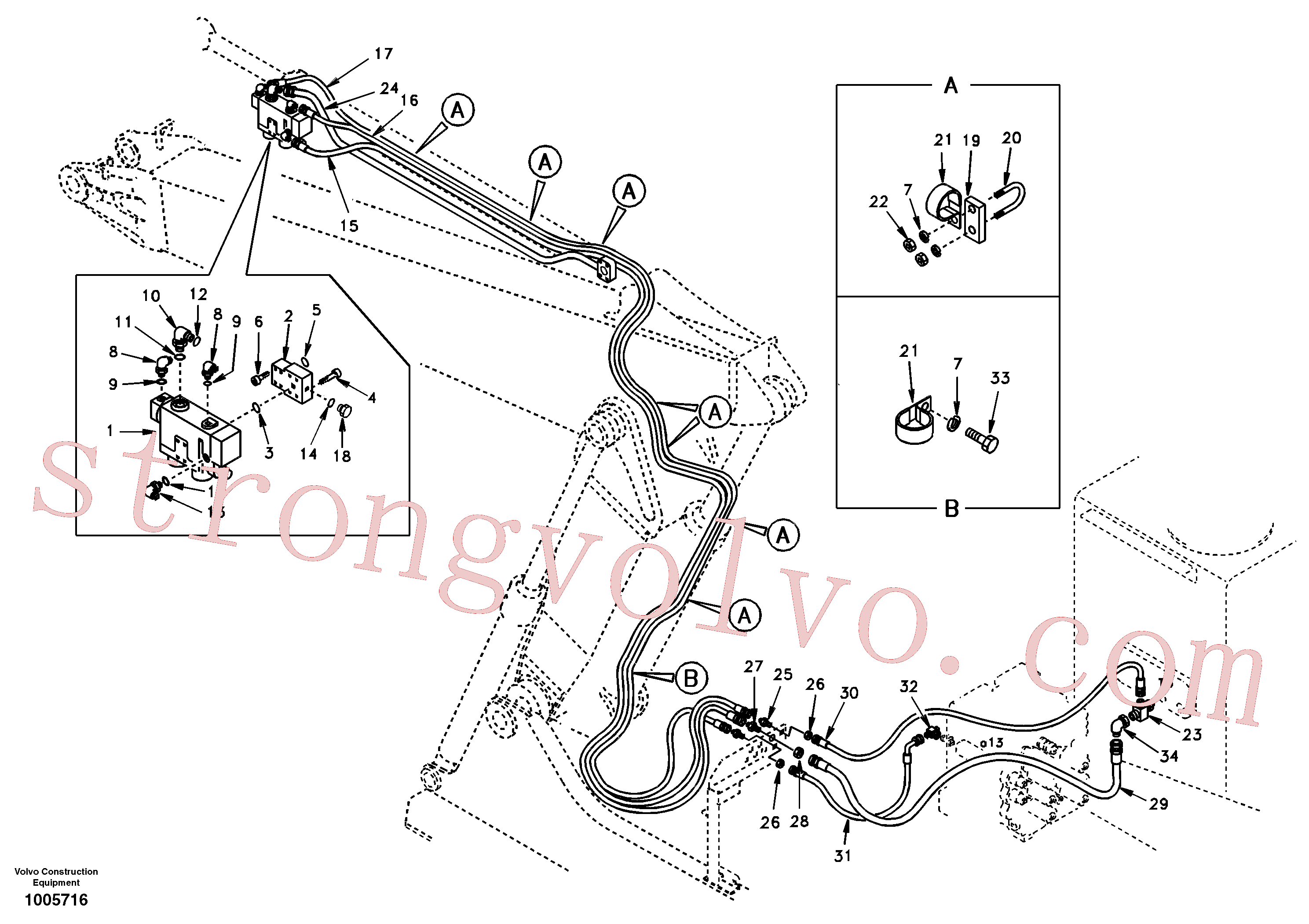 SA9453-04330 Volvo(1005716 Montagem)
