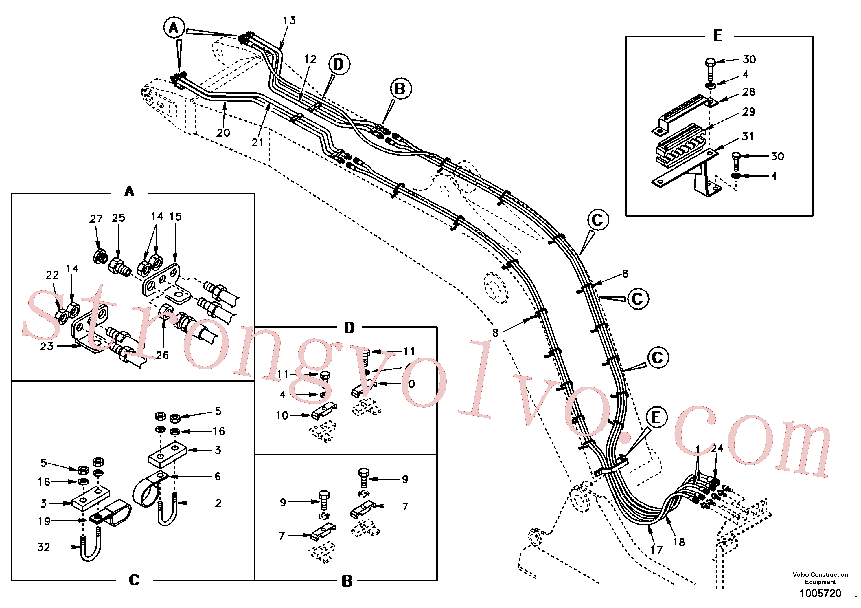SA1174-53200 Volvo(1005720 Montagem)